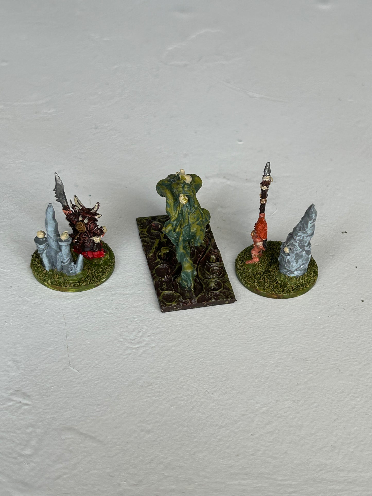 Warmaster Albion set with fenbeast, dark emissary, and truthsayer