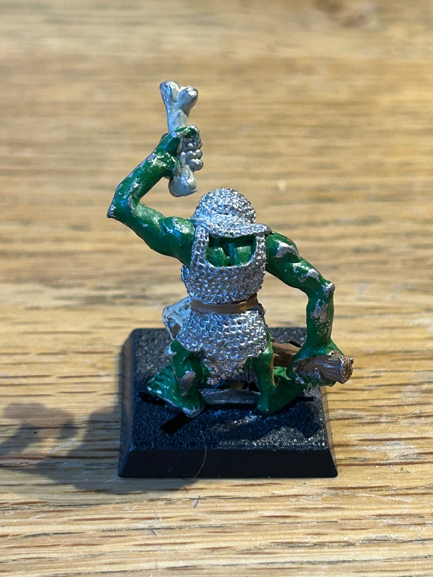 Citadel Warhammer classic 80s Orc Command Drummer Zakash Bragwit