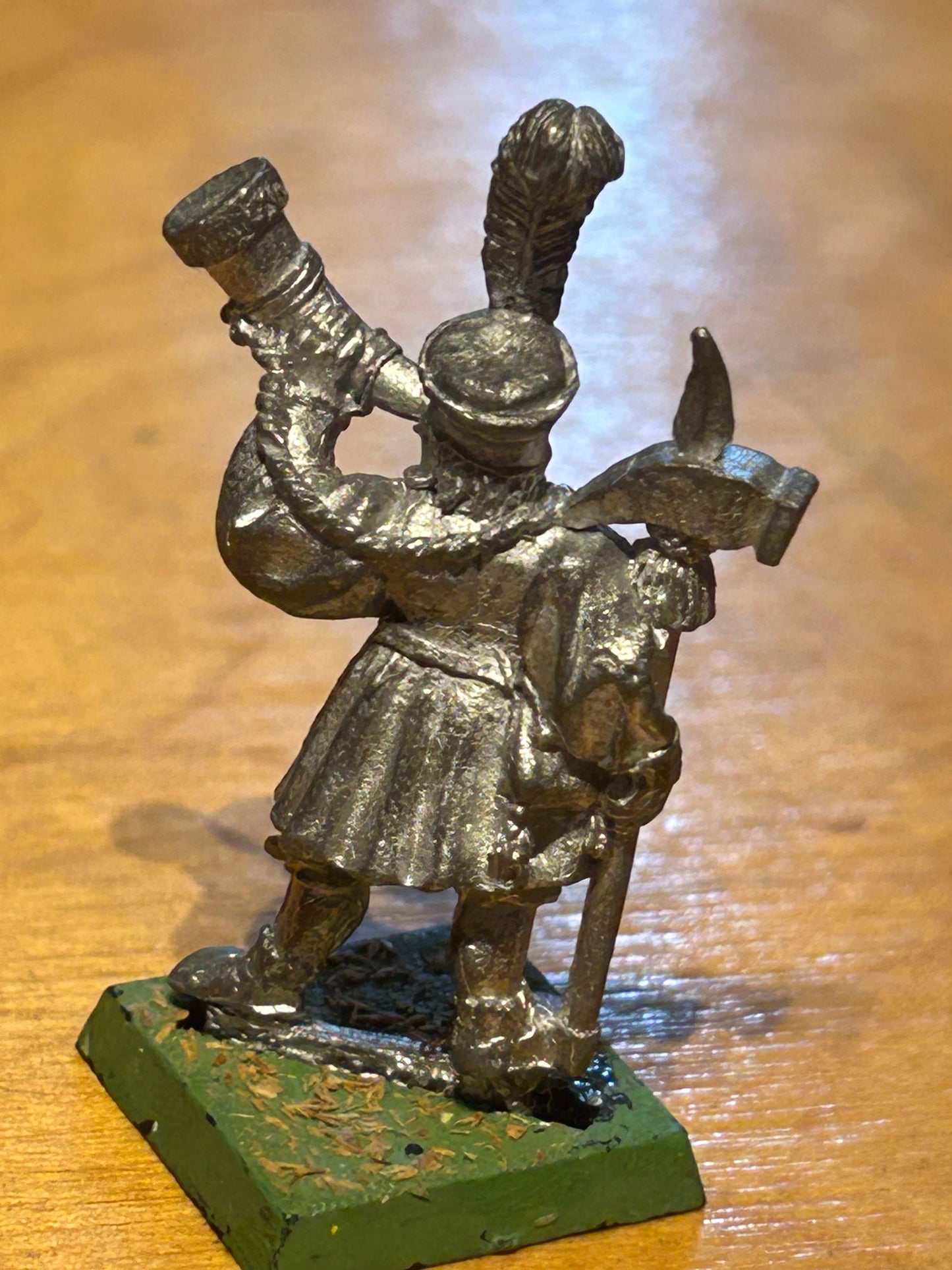 Warhammer Fantasy - Empire Musician On Foot- Games Workshop Metal Oop hammer and horn