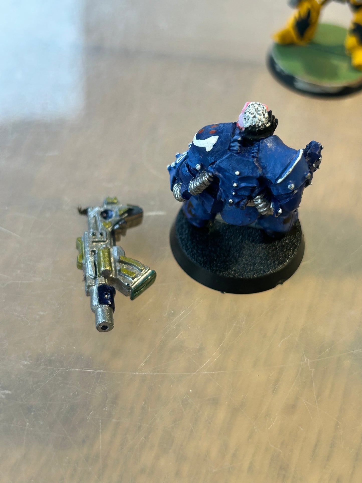 40k Space Marine Heavy Weapon Devastator with heavy bolter Rogue Trader metal RT103 (05)