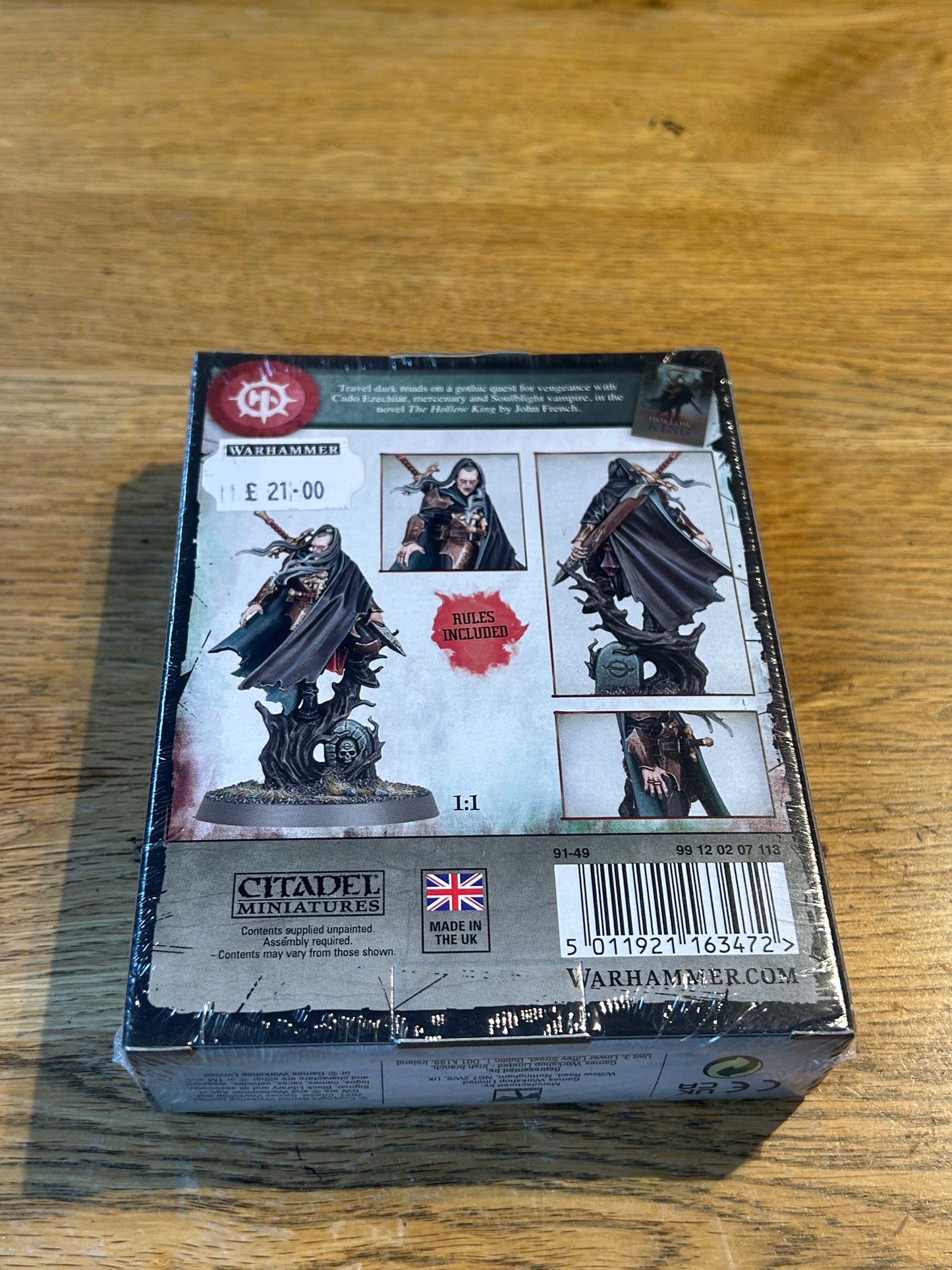 Warhammer Age of Sigmar Soulblight Gravelords Cado Ezechiar the Hollow King new in sealed box
