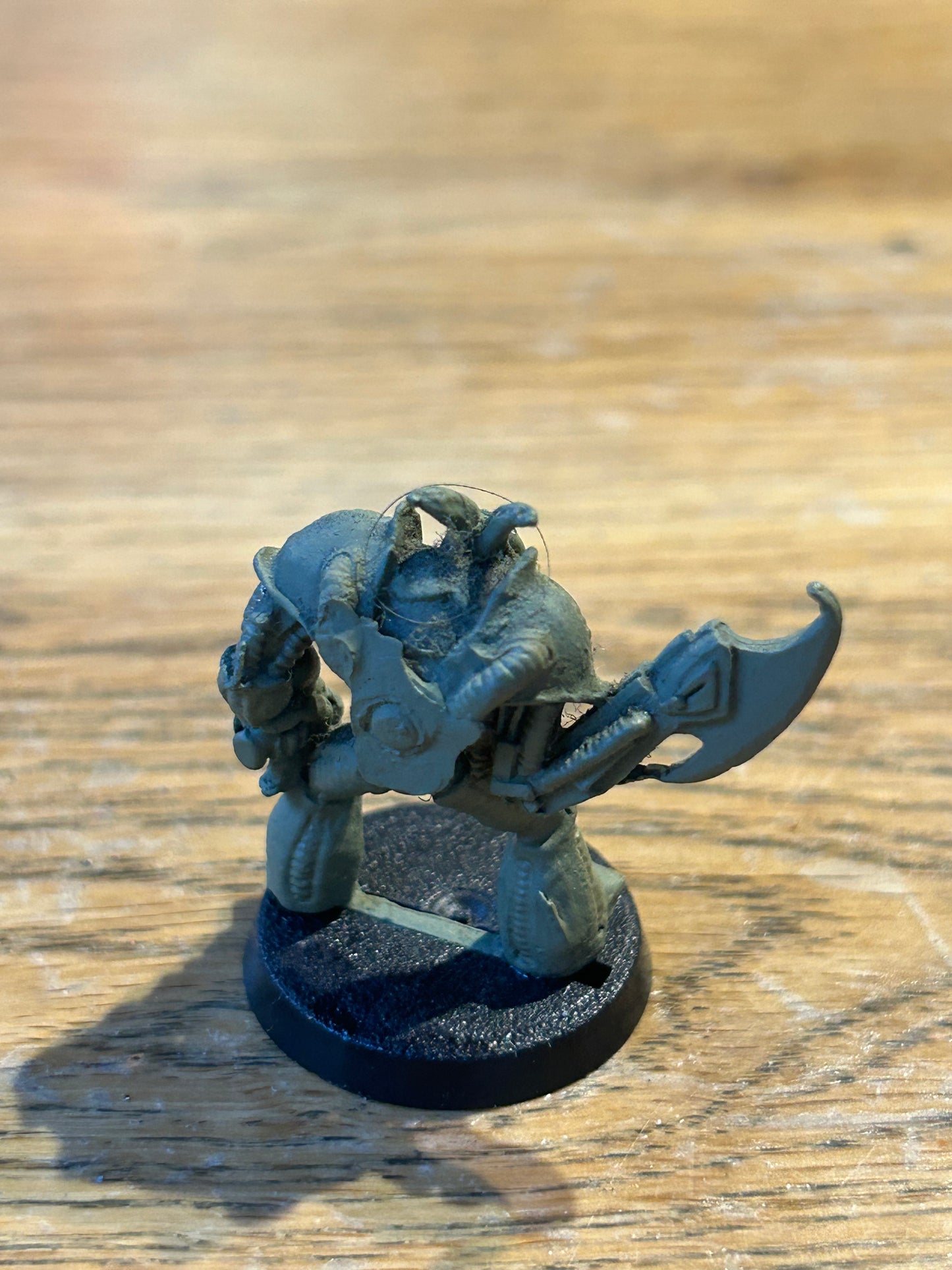 Vintage Warhammer 40k Chaos Renegade with power axe arm no backpack