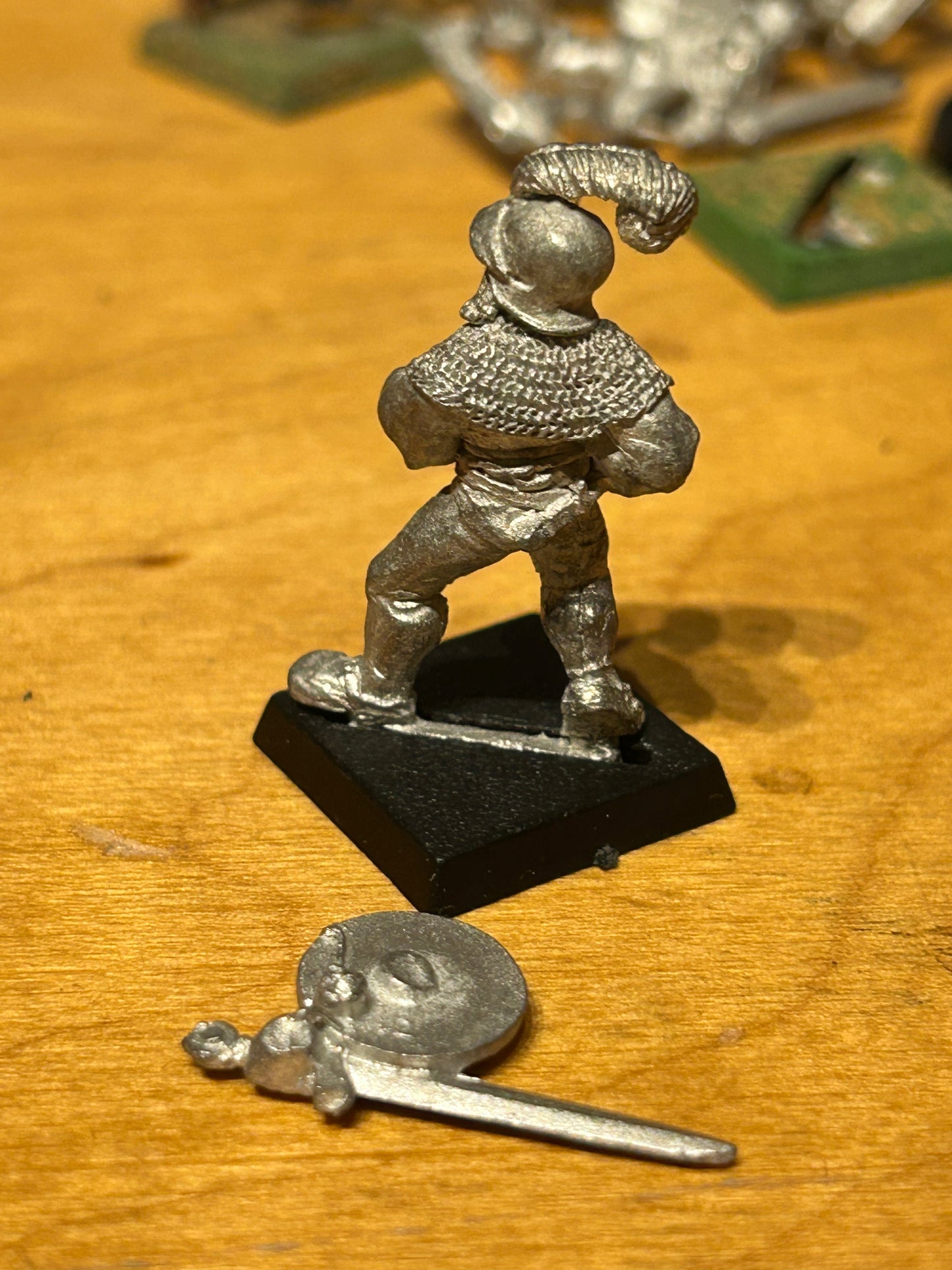 Warhammer Fantasy - Empire Musician On Foot- Games Workshop Metal Oop hammer and horn