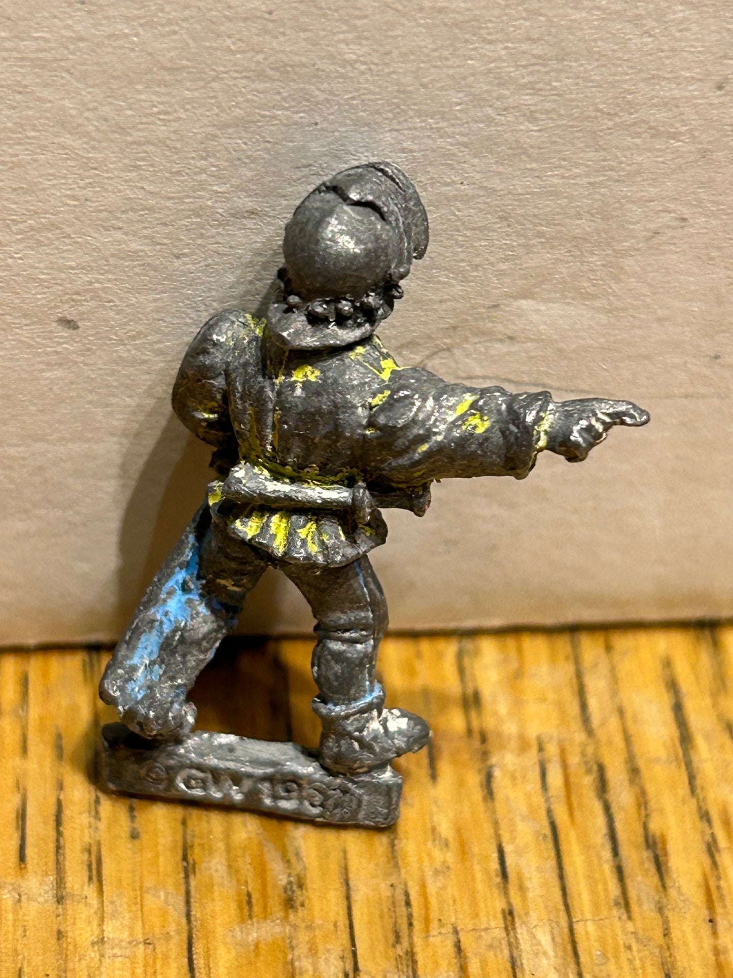 Games Workshop Citadel F4 Men at Arms Lord Farkley Metal Figure Bretonnian GW