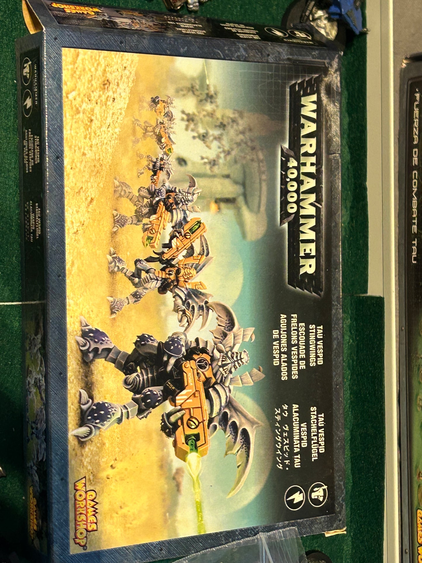 Warhammer 40k Tau Vespid Sting Wings opened box x6