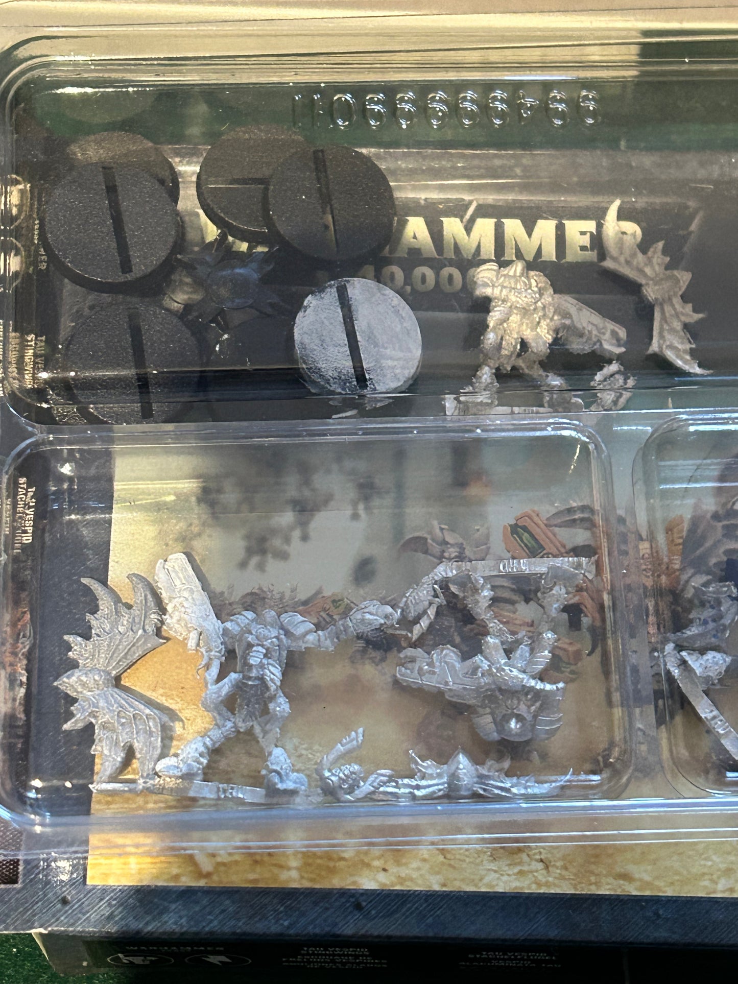 Warhammer 40k Tau Vespid Sting Wings opened box x6