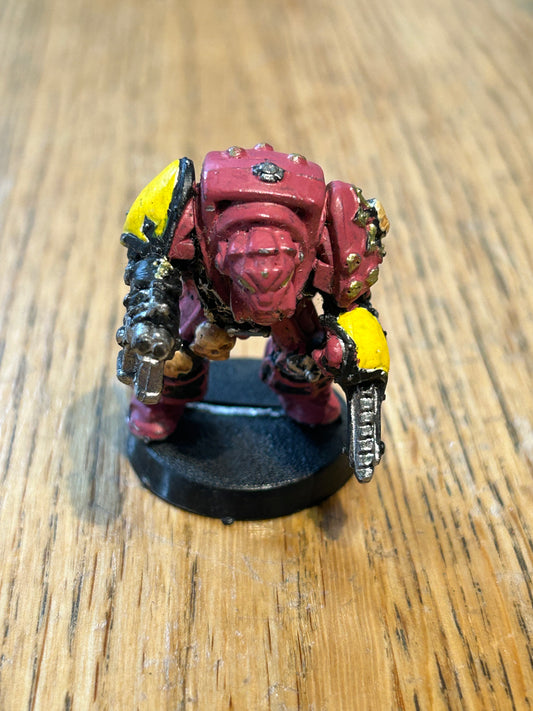 40k Rogue Trader Chaos Space Marine traitor terminator storm bolter and chain fist