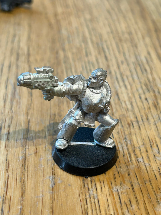 Nurgle Plague Marine Champion Chaos Space Marines 40k 2nd Ed Metal Citadel