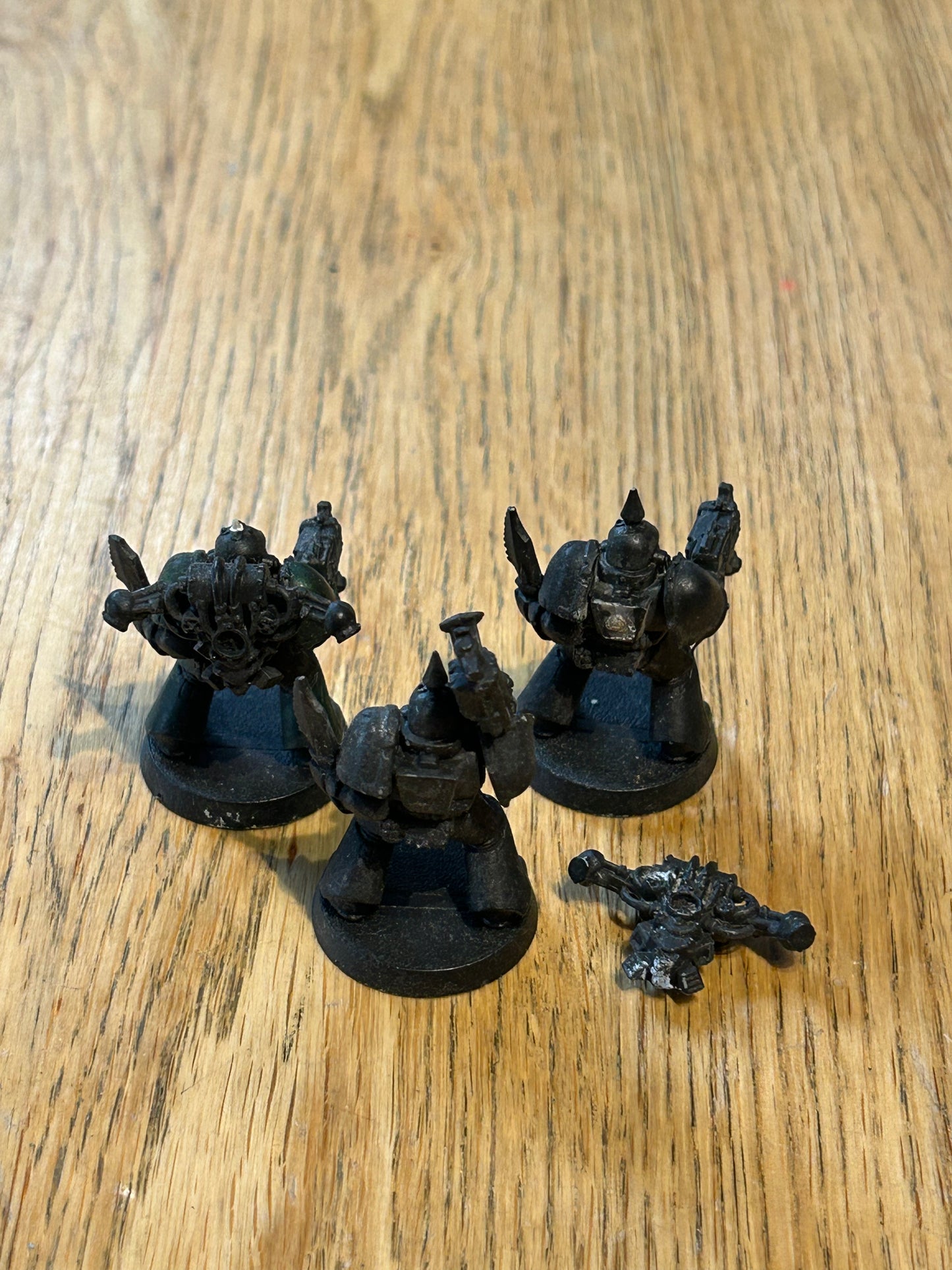 Warhammer 40k plastic monopose plague marines x3
