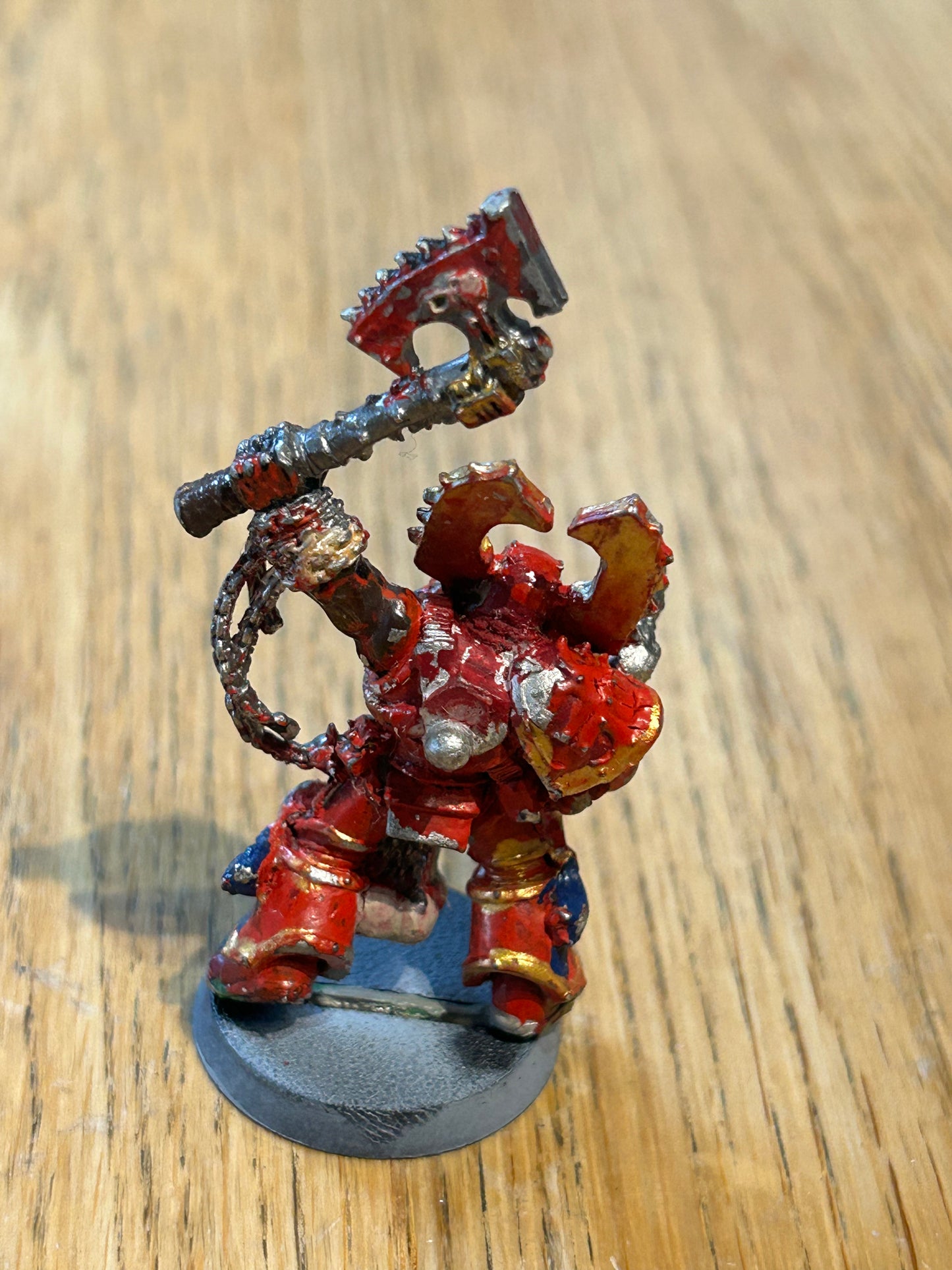 40K - Kharn, the Betrayer Chaos Space Marine WORLD EATER Khorne - METAL (missing backpack)