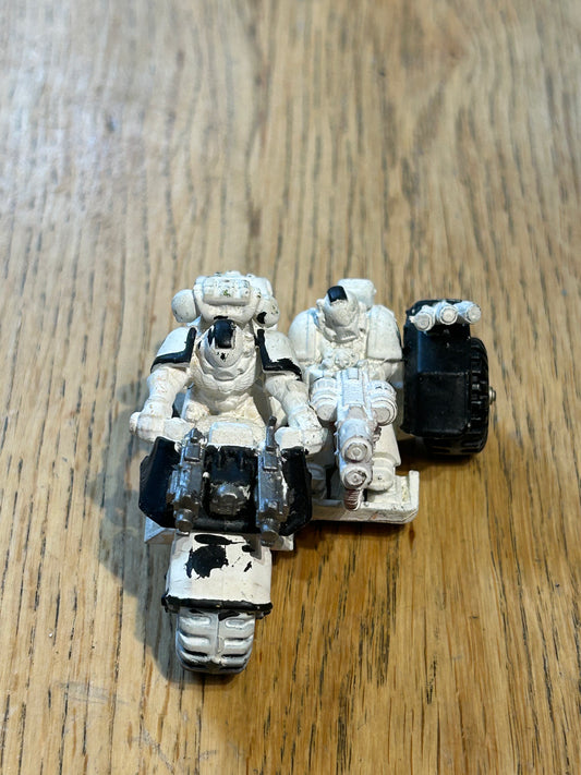 Warhammer 40k Space Marines Attack Bike Metal Games Workshop