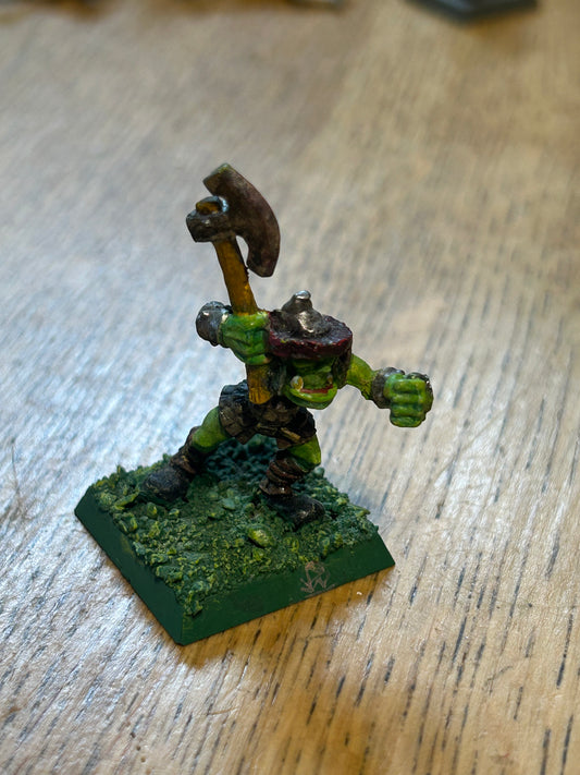 fantasy marauder miniatures orc warrior with hand axe x1