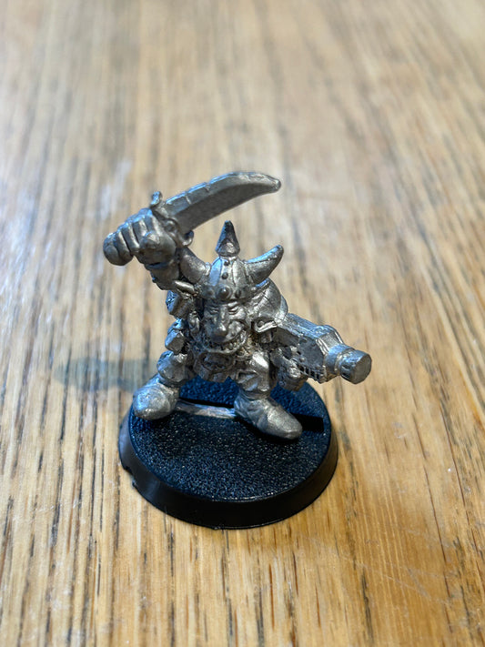 Space Ork Gretchin w/ Autopistol & Sword Metal Citadel 2nd Edition Classic