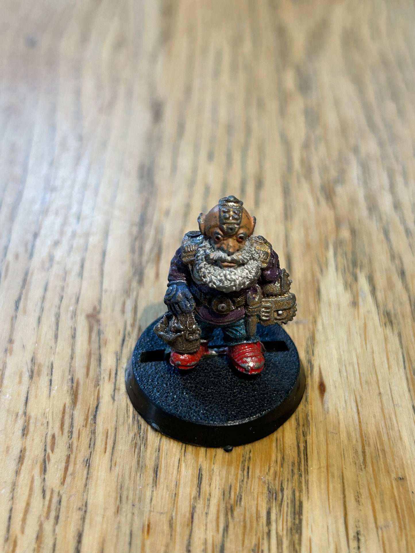 Warhammer 40k Rogue Trader Era Squat Servitor Metal Rare OOP