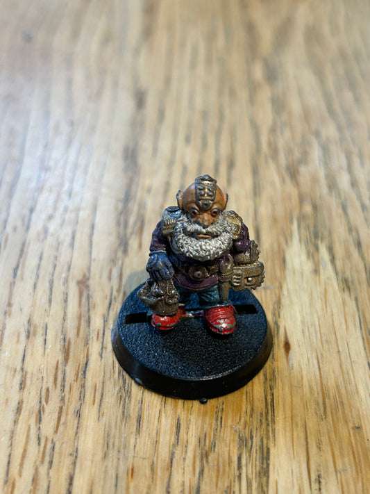 Warhammer 40k Rogue Trader Era Squat Servitor  Metal  Rare OOP