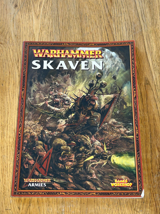 Warhammer Fantasy Battles Skaven 8th Edition Army Book Codex Good Condition (some wear to corners)