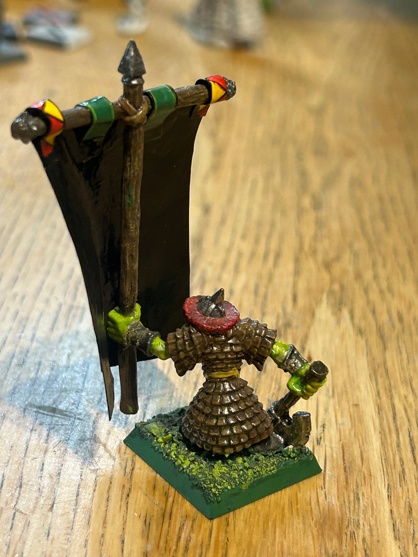 Warhammer fantasy marauder miniatures orc standard bearer
