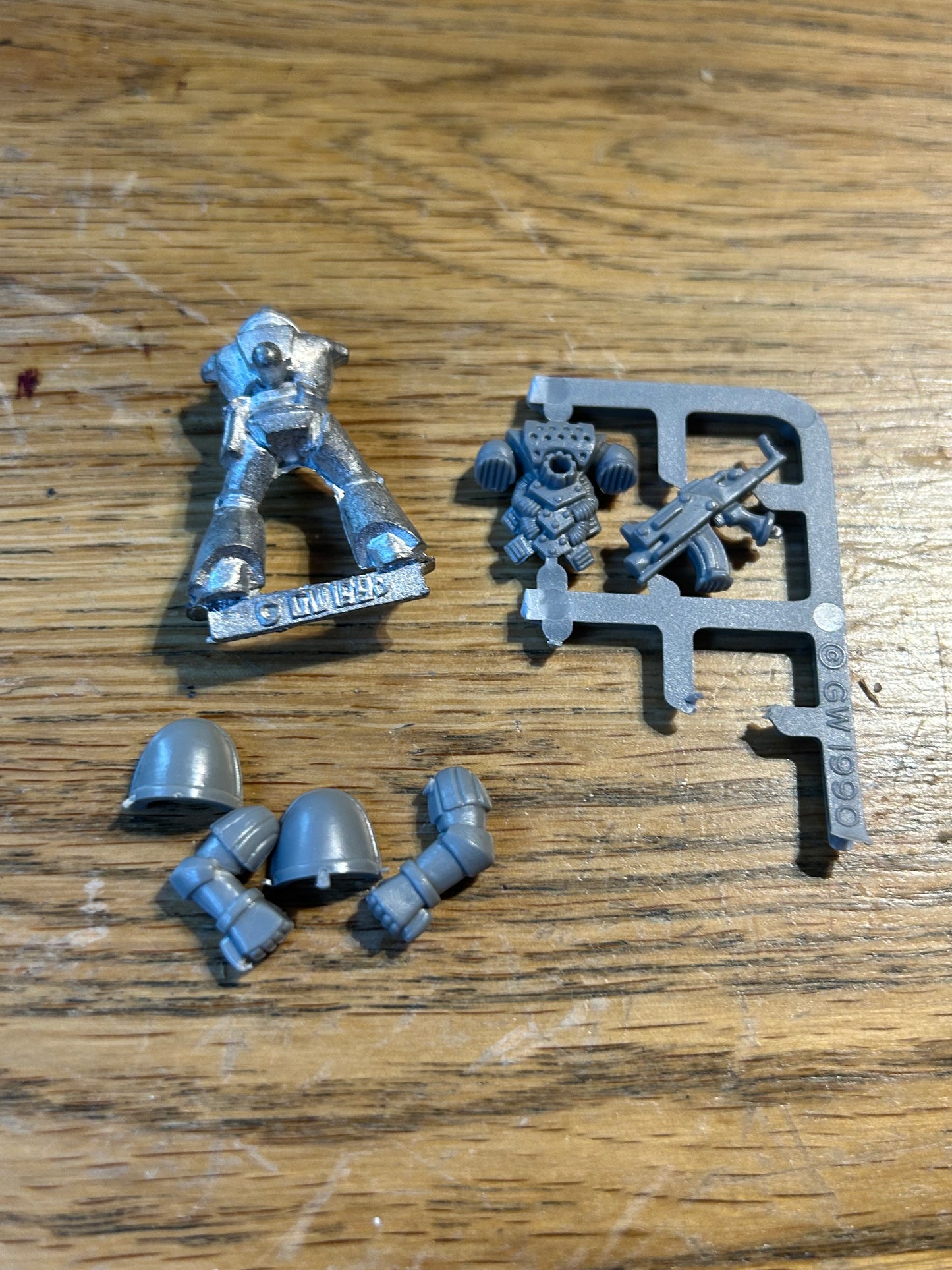 Classic Space Marine - tactical marine Warhammer 40K Metal