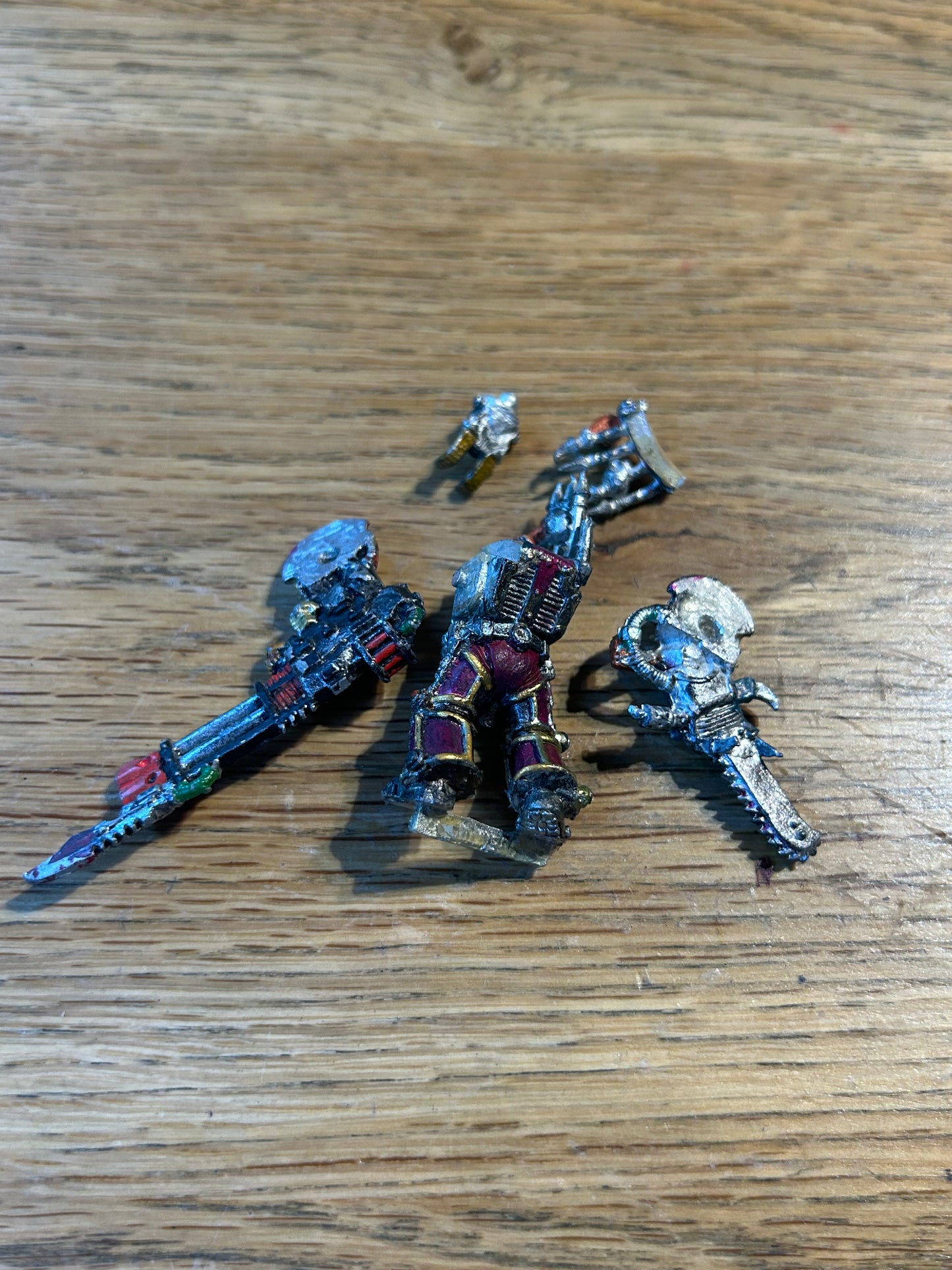 Warhammer 40k Metal Chaos Space Marines Terminator Games Workshop 1995 OOP
