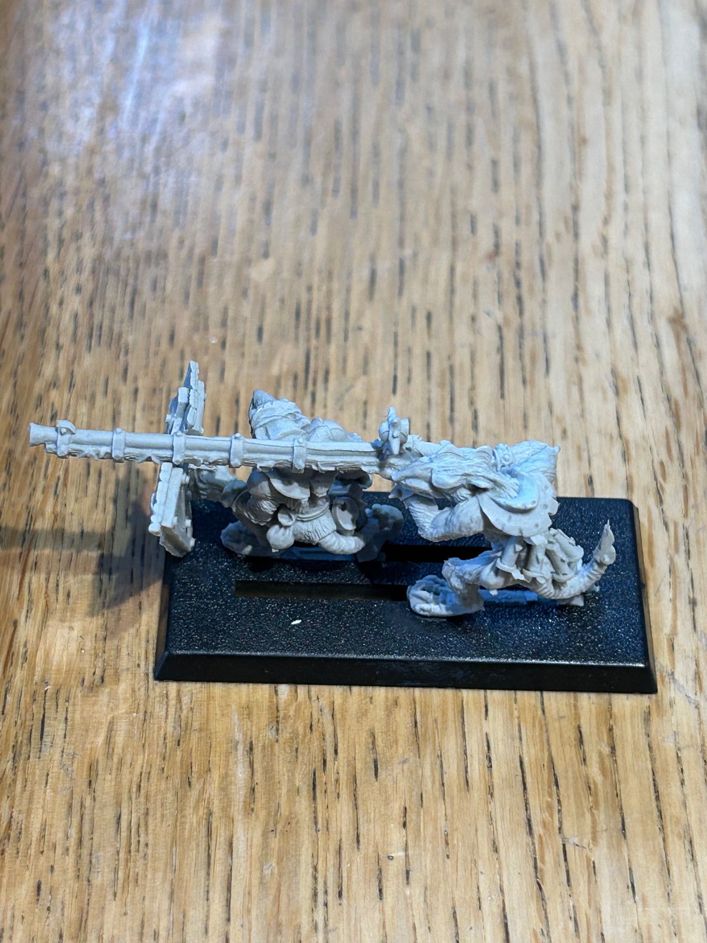 Warhammer fantasy skaven finecast jezzail team (2 of this sculpt available)