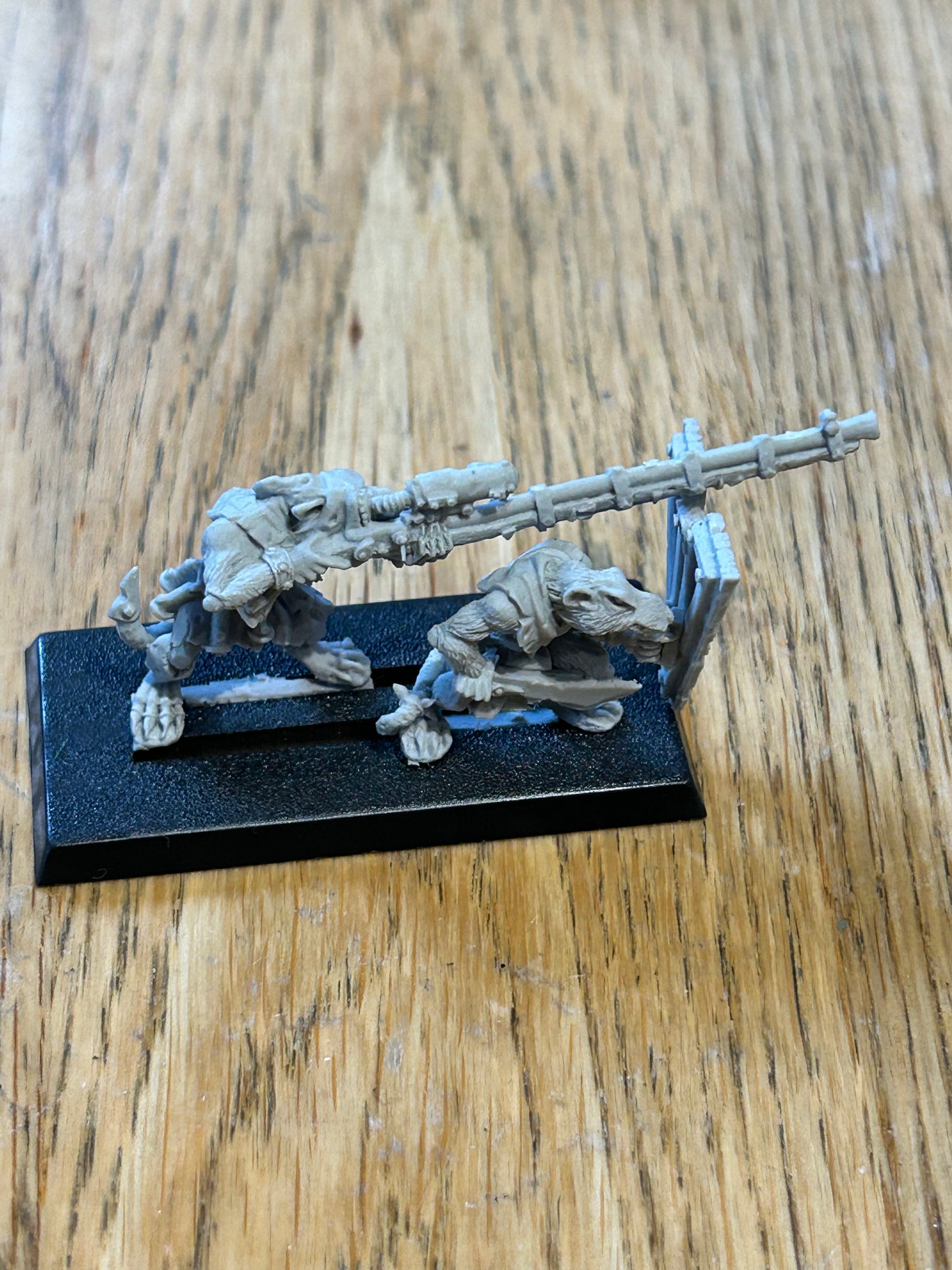 Warhammer fantasy skaven finecast jezzail team (3 of this sculpt available)