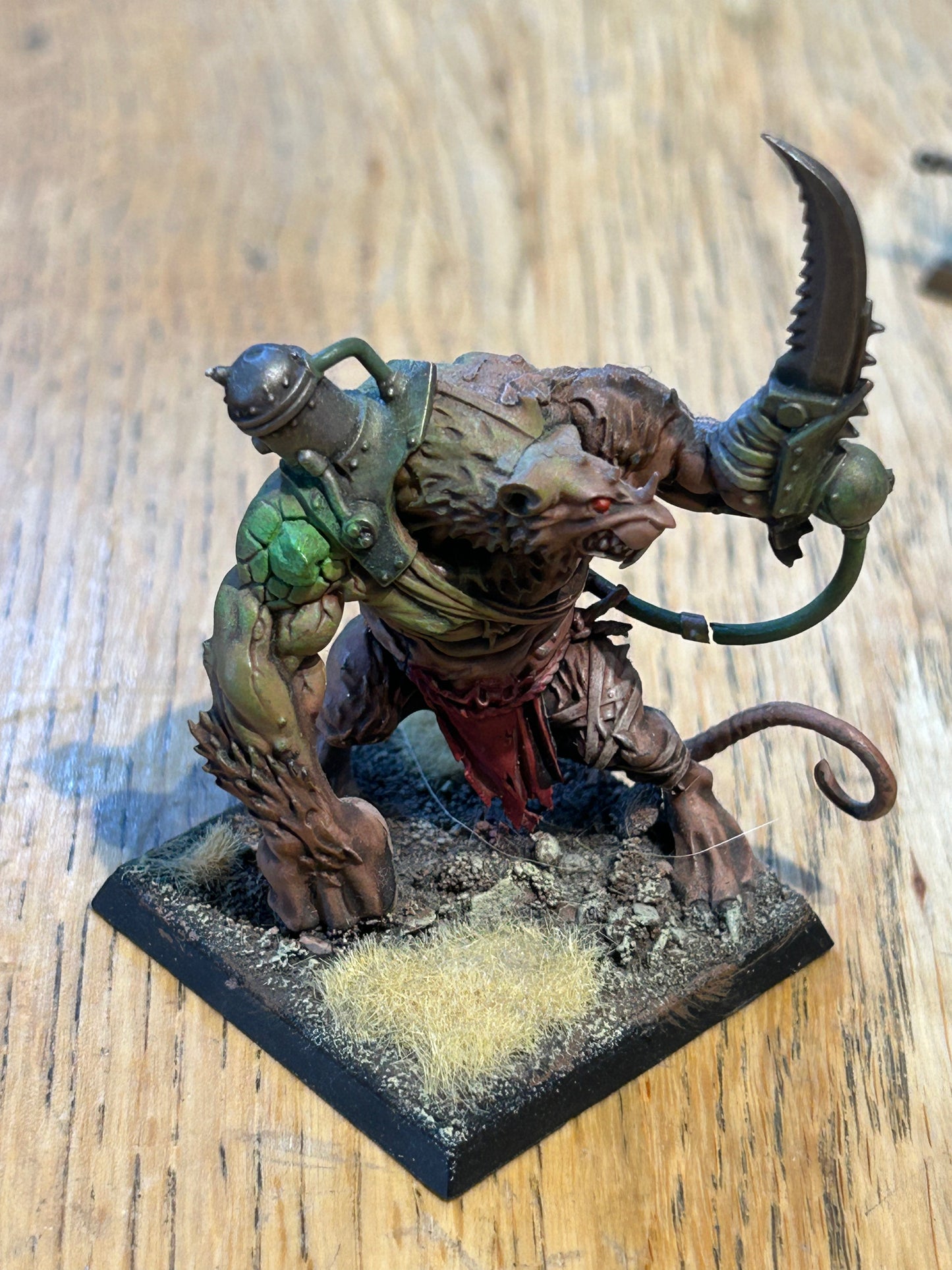Island of Blood Rat Ogre and Handler Skaven Plastic