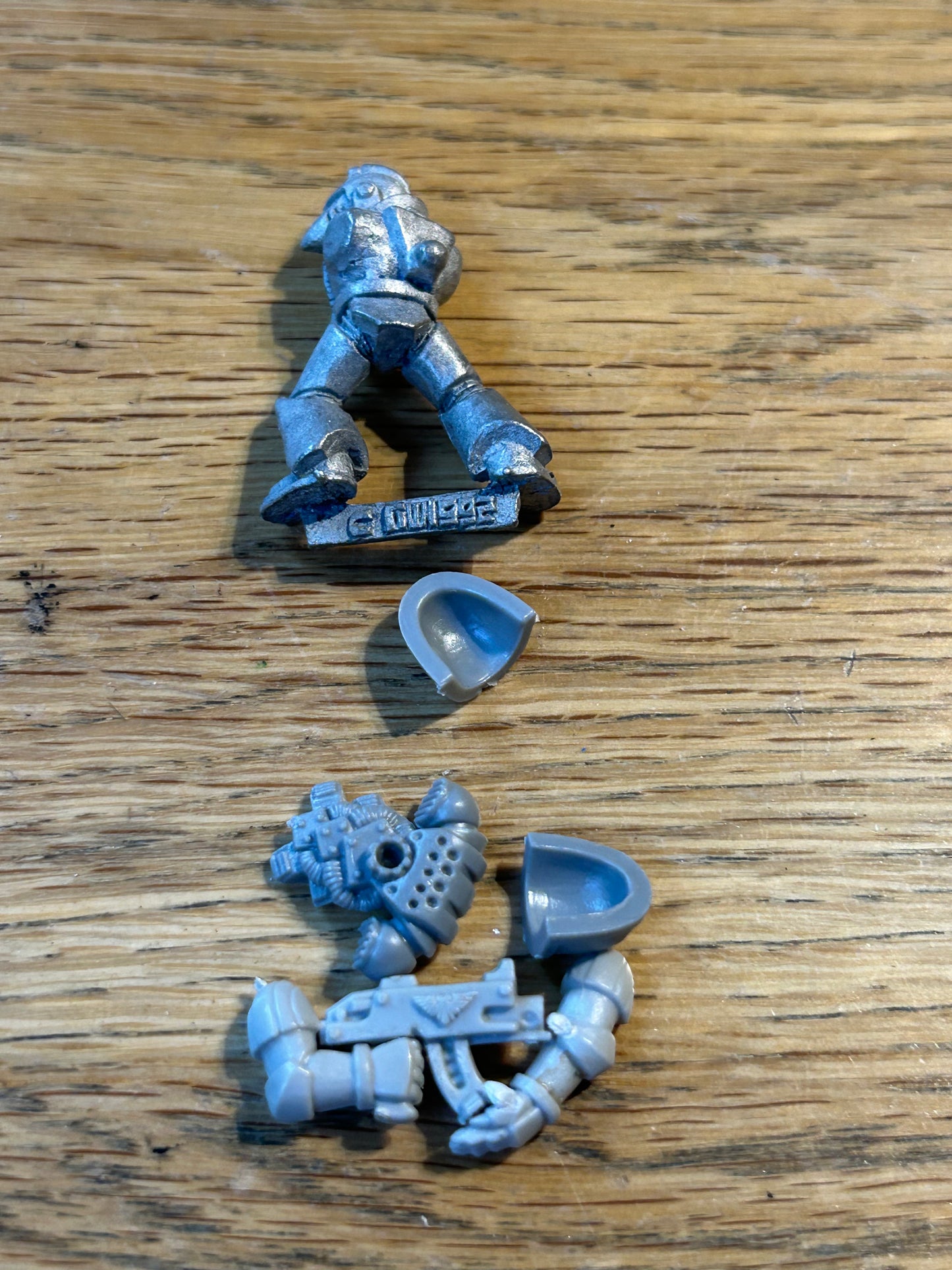 OOP Rogue Trader Metal Space Marines MK6 Corvus armour