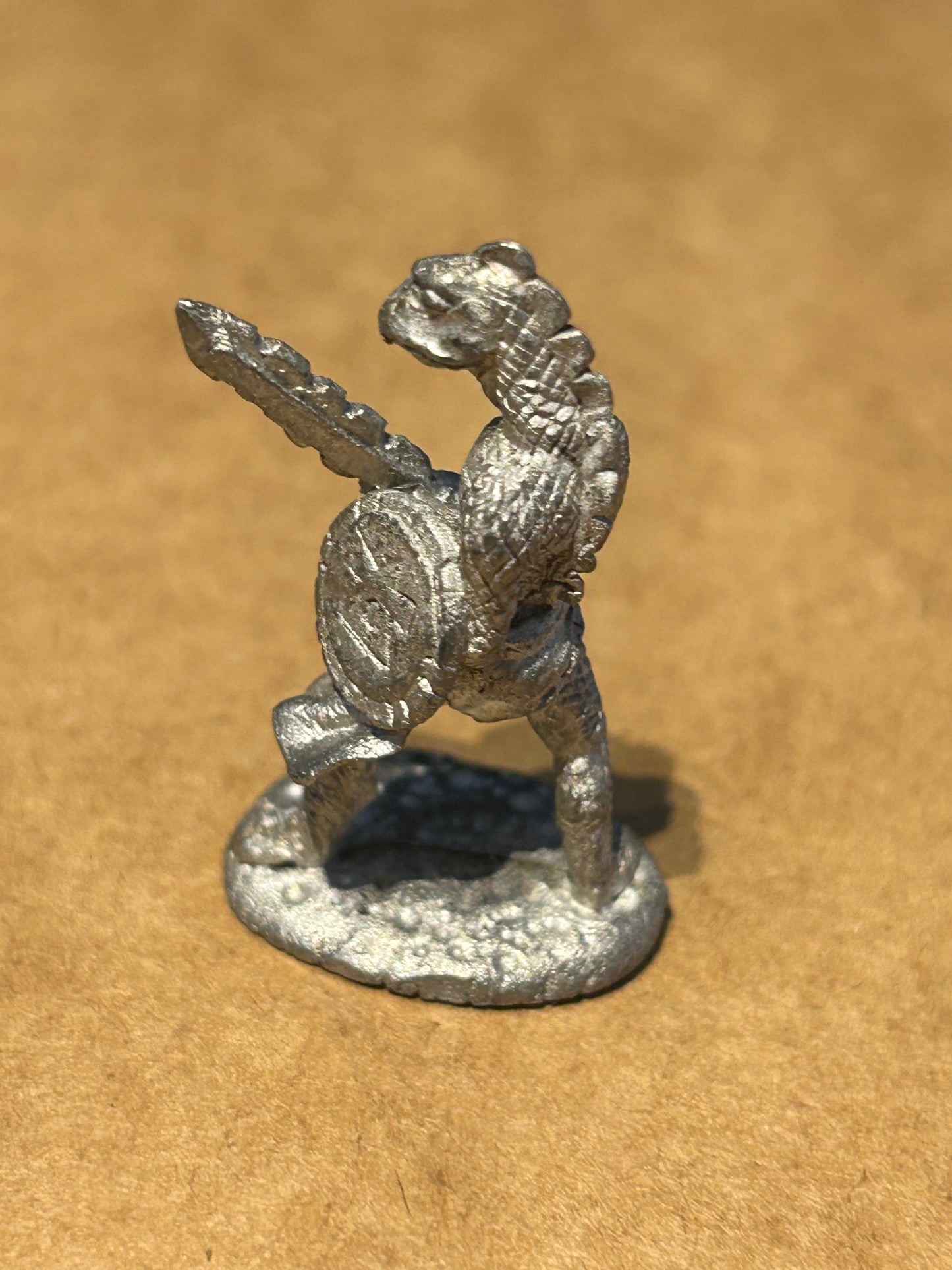 BEAKED DRAGONEWT Metal Pre-Slotta Runequest Dragonewts Army Citadel 1980s E1e