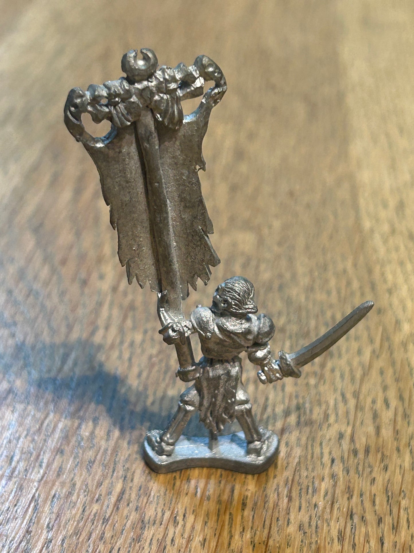 Grenadier models skeleton standard bearer