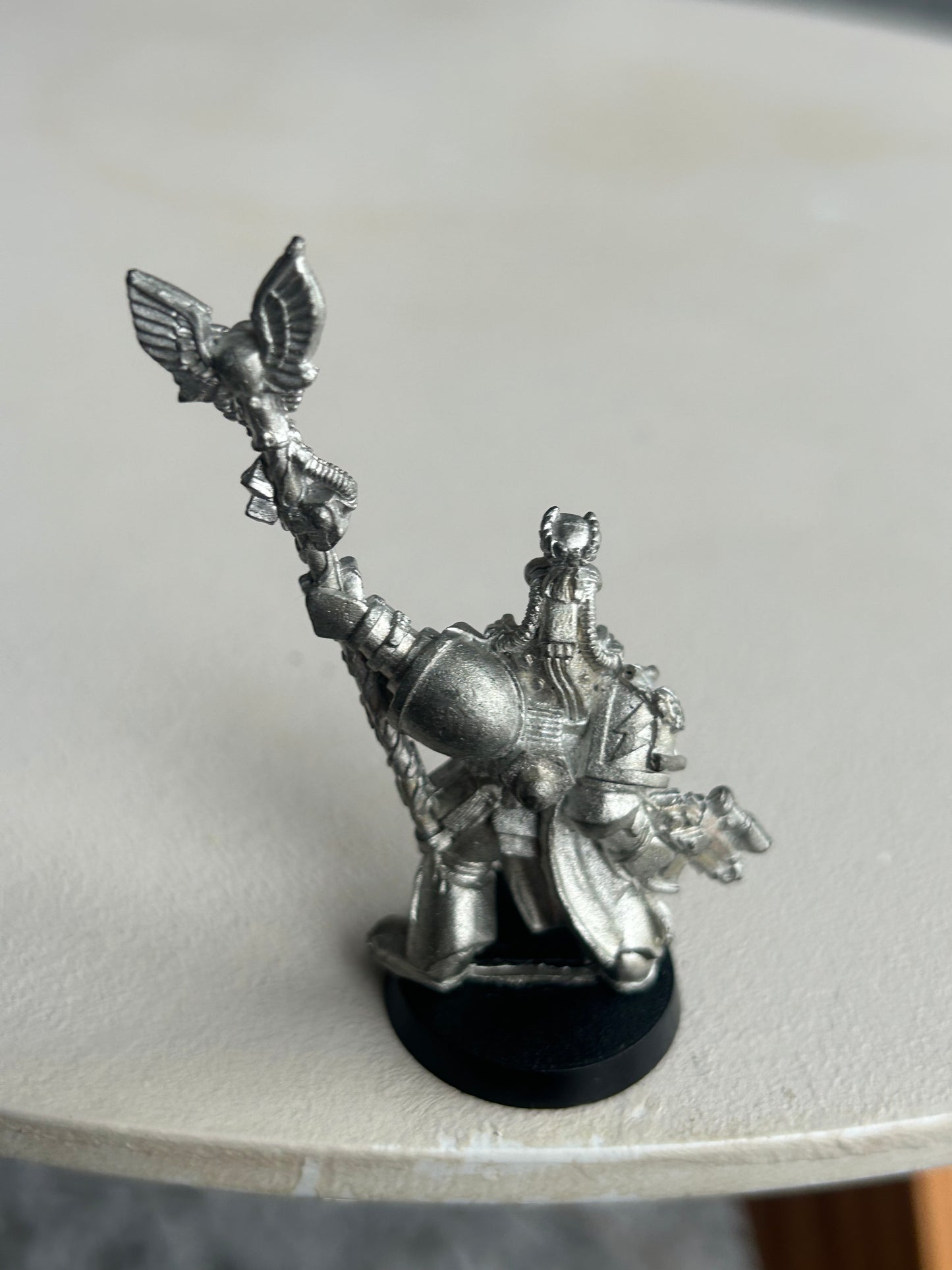 Metal Warhammer 40k Ultramarine Chief Librarian Tigurius (I will include a standard 2nd edition marine backpack)