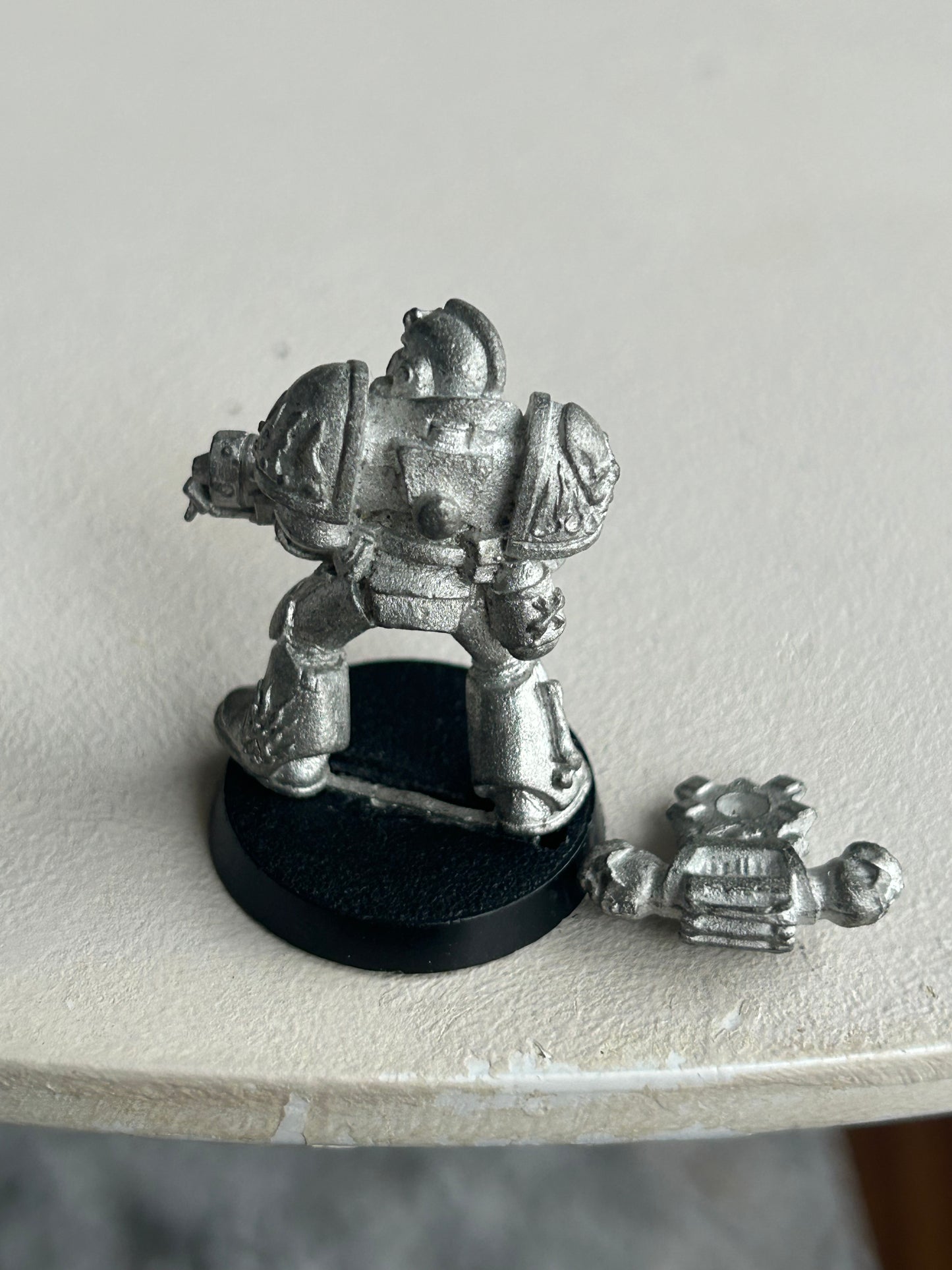 Warhammer 40k - Legion of the Damned FLAMER with backpack- Metal Space Marines