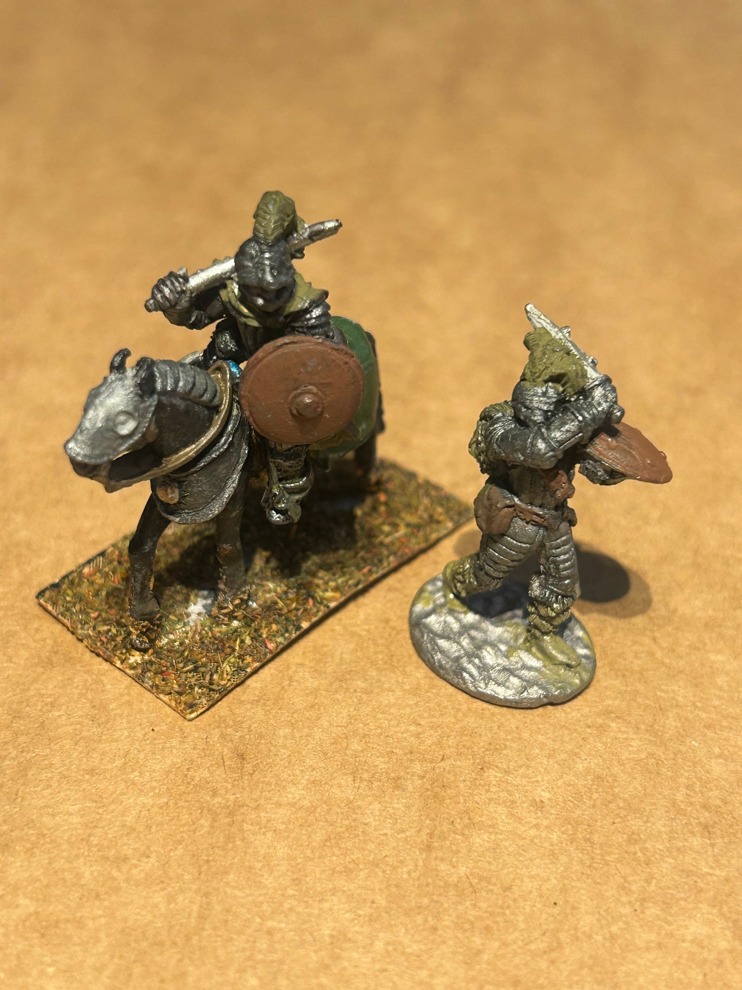 C33 mounted adventurer Citadel Fantasy Adventurers FA1 /FAC1 Mounted and foot fighter in plate mail Warhammer