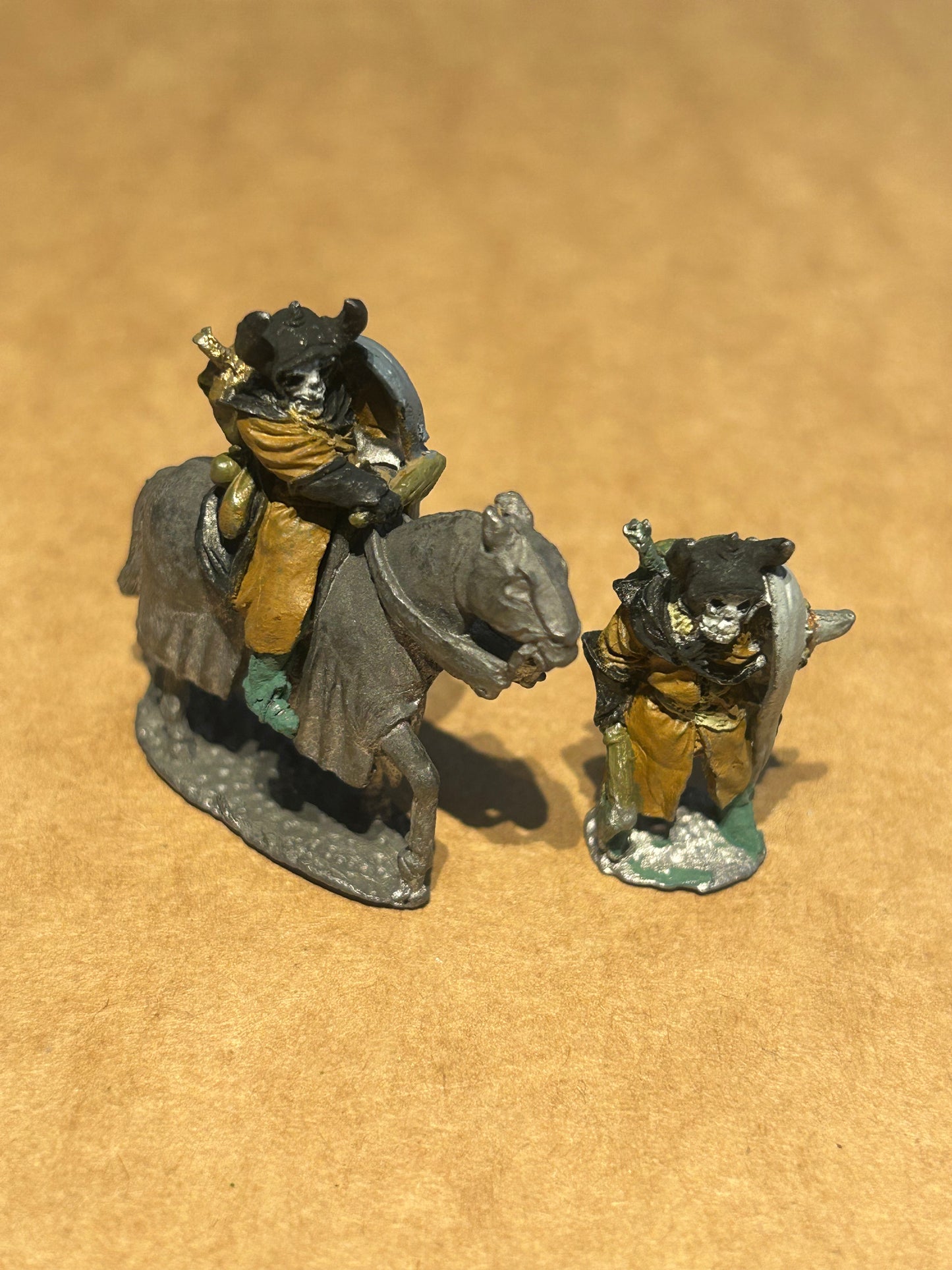 (Citadel C33 C01 4b mounted and door Anti-Hero Metal Miniature Fantasy warhammer fantasy undead skeleton