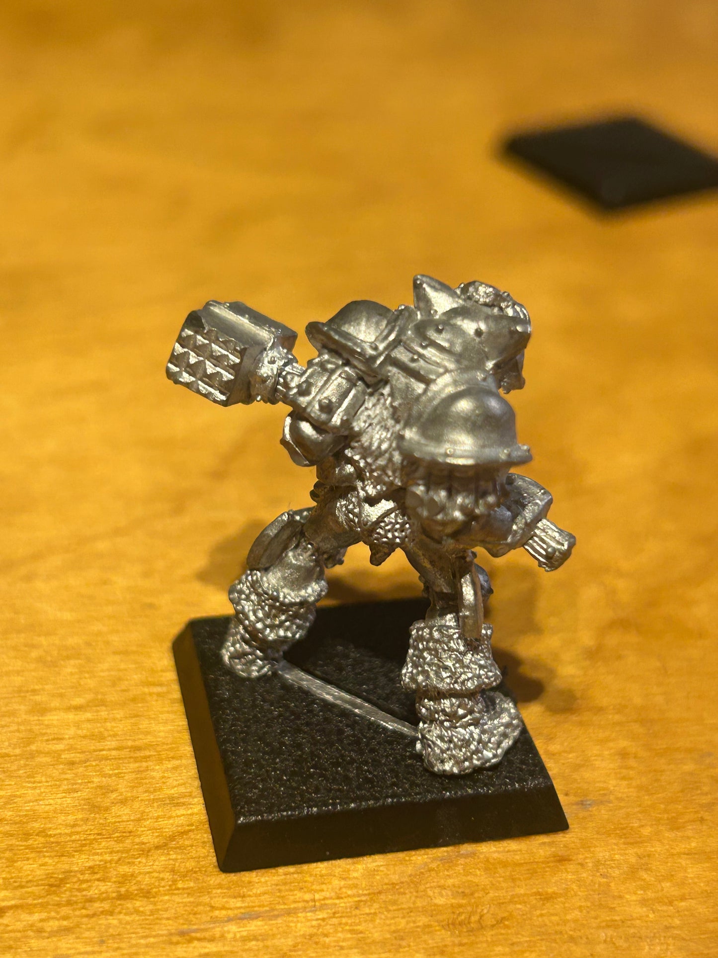 Warhammer Citadel Chaos Champion of Khorne with Hammer Metal Figure 1987 021915