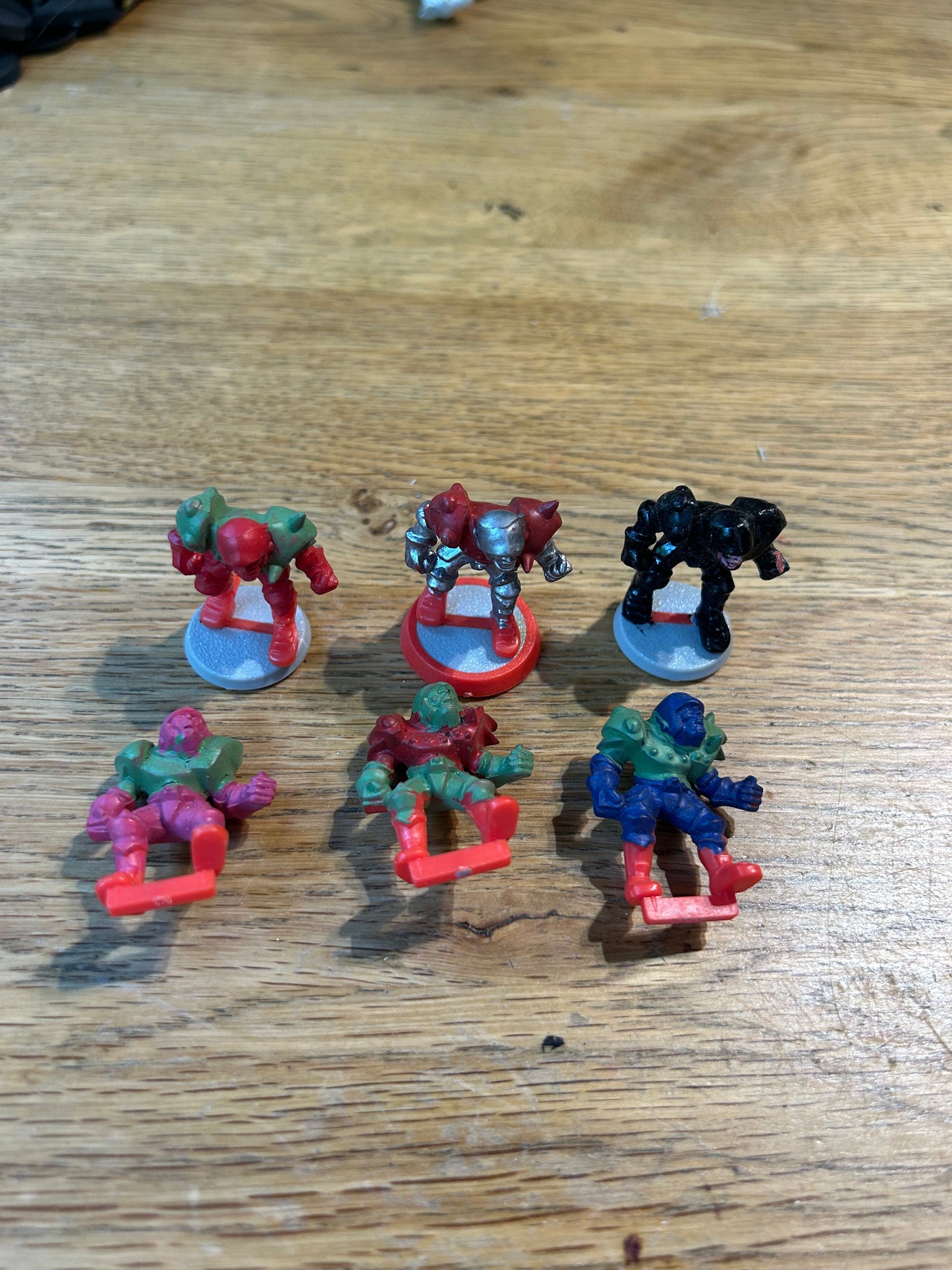 Bloodbowl second edition plastic human lineman x6