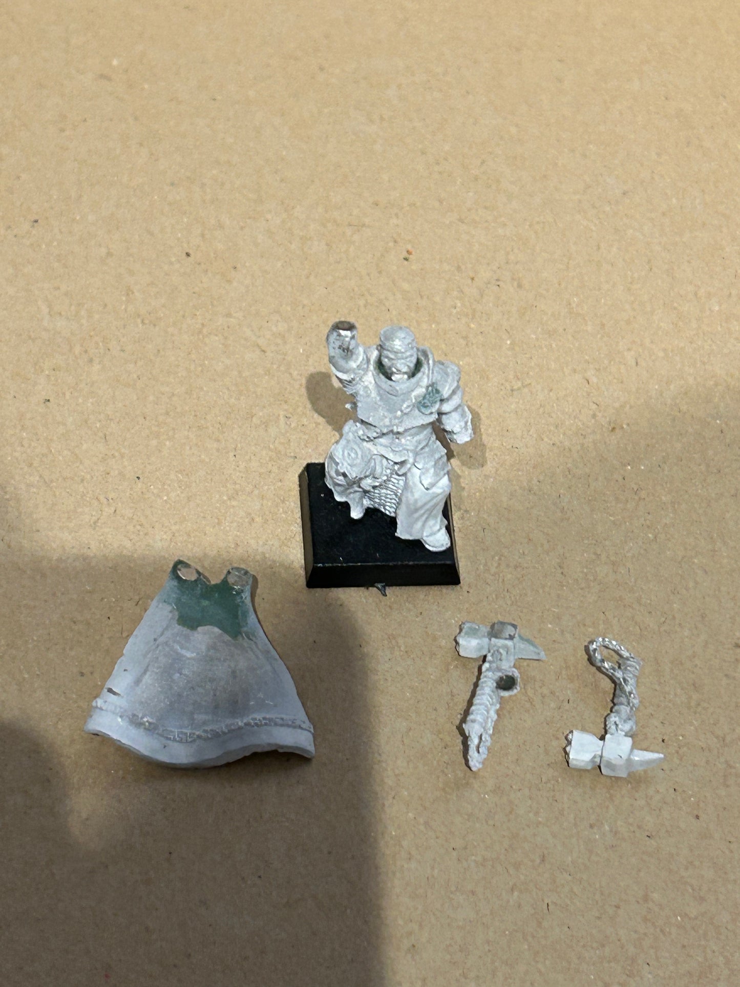 Warhammer fantasy proxy avatars of war warrior priest with two hammers