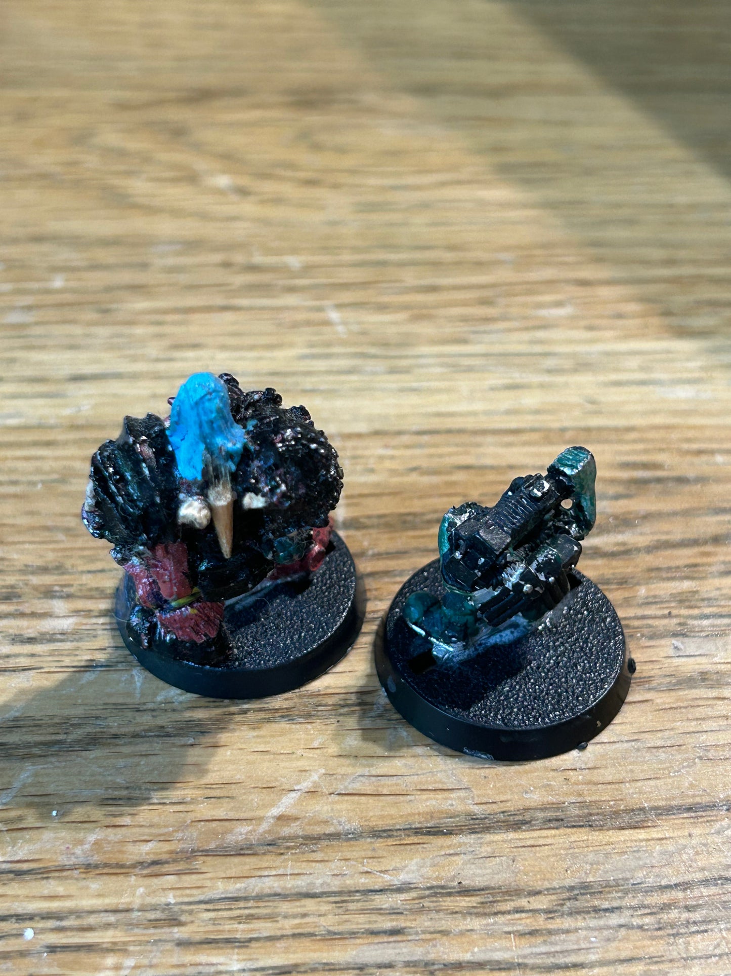 Warhammer 40k Bad Moon Boss 3 with assistant (missing back banner)