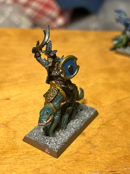 Citadel Warhammer 80s C21 Dark Elf Agard on Cold One