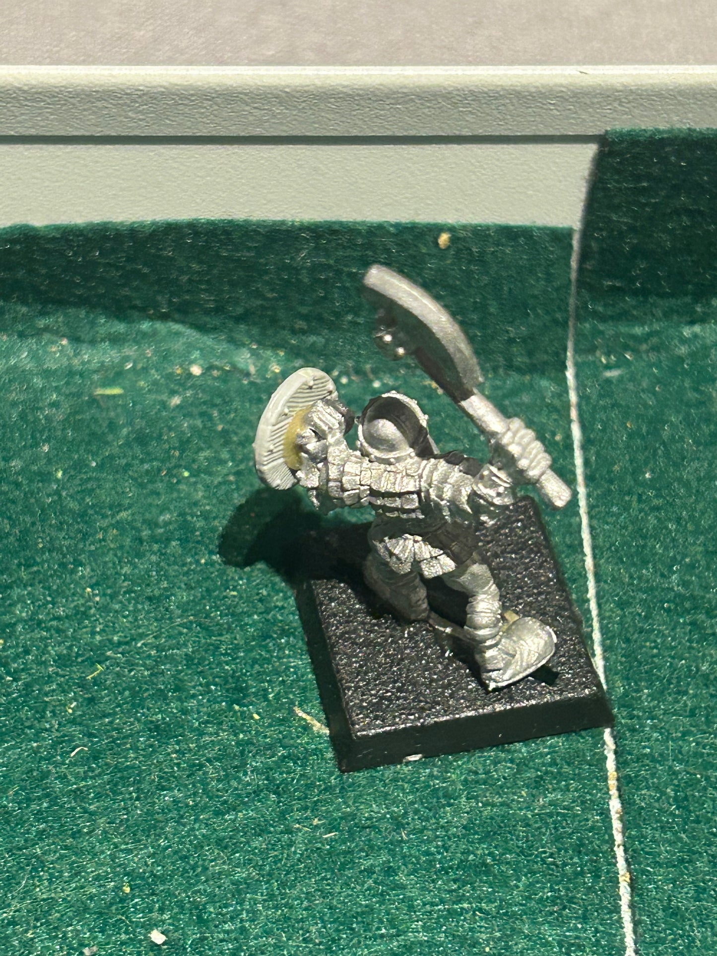 Warhammer fantasy marauder miniatures orc warrior with hand axe and shield