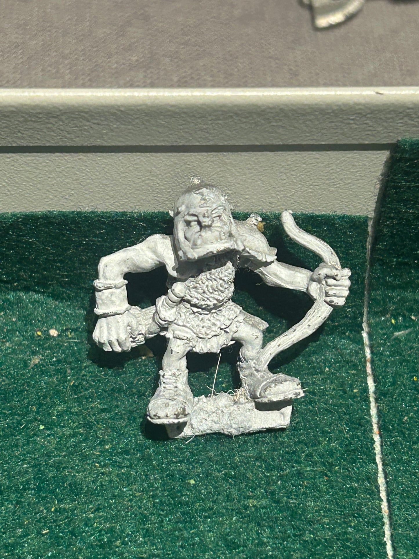 Warhammer fantasy marauder miniatures orc warrior with hand axe and shield