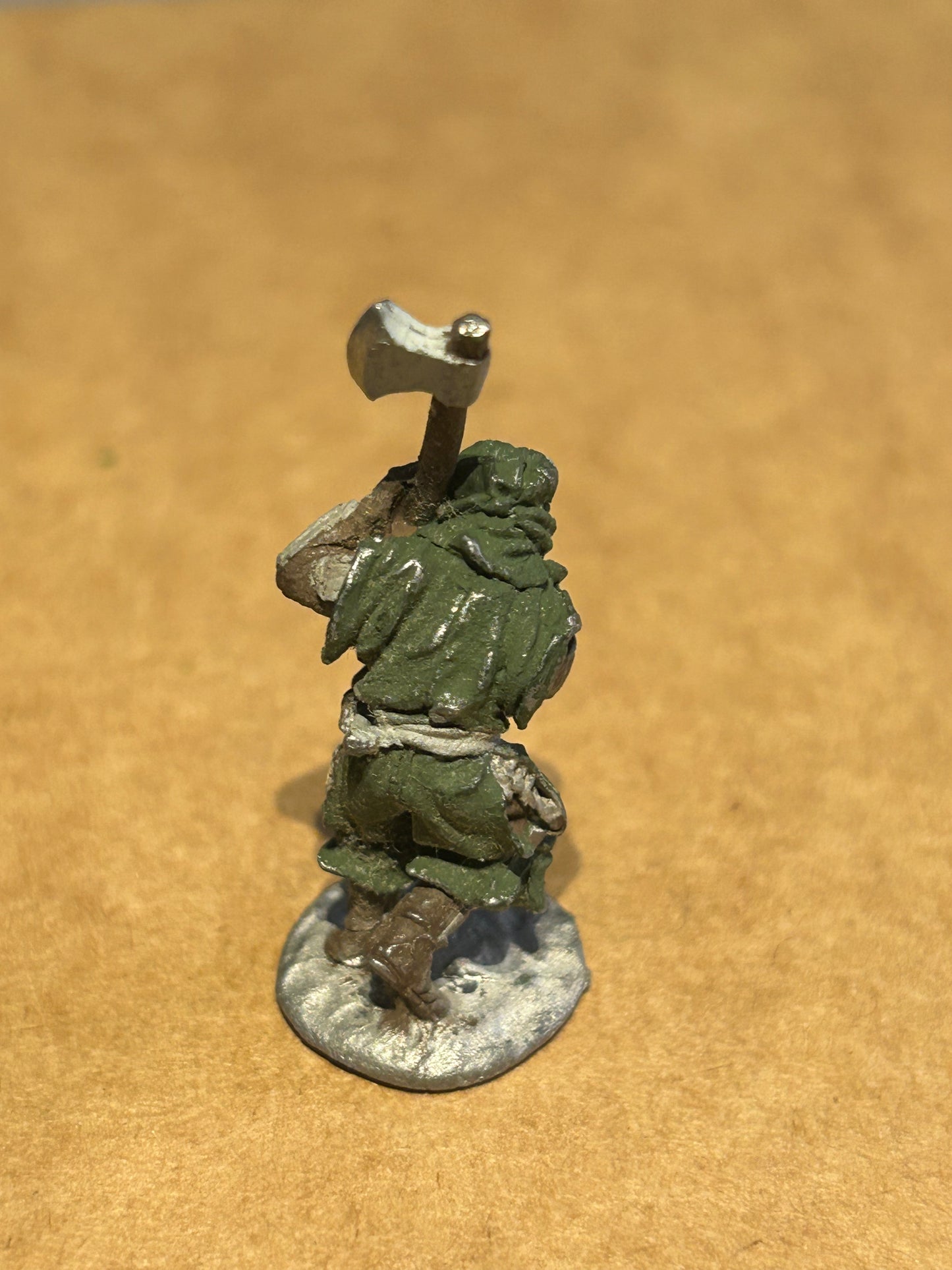 Vintage Citadel Specialist C05 Monk with Axe Pre Slotta Metal Miniature RARE warhammer Fantasy Nippon