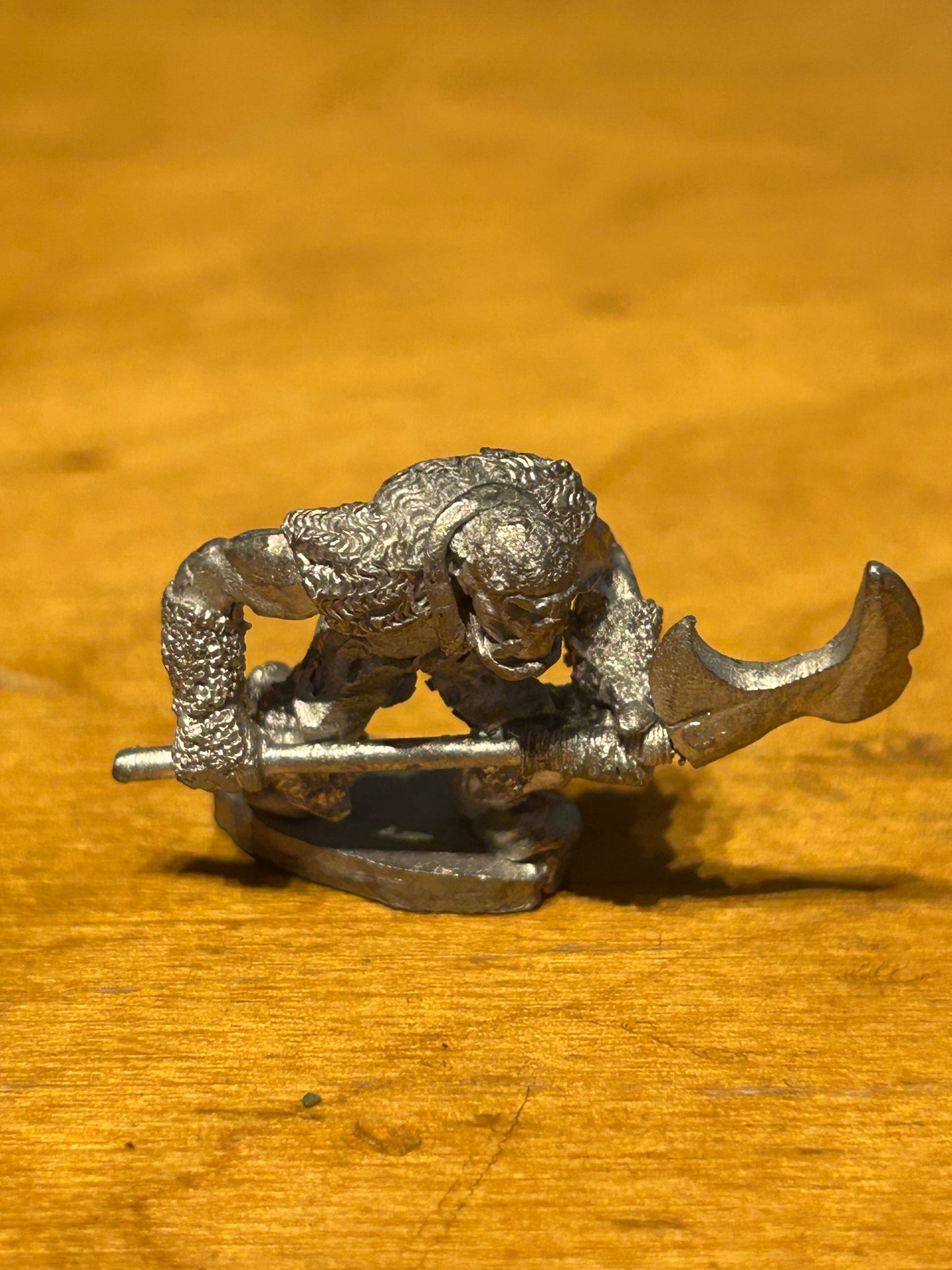 Grenadier models fantasy warriors orc with hooked glaive