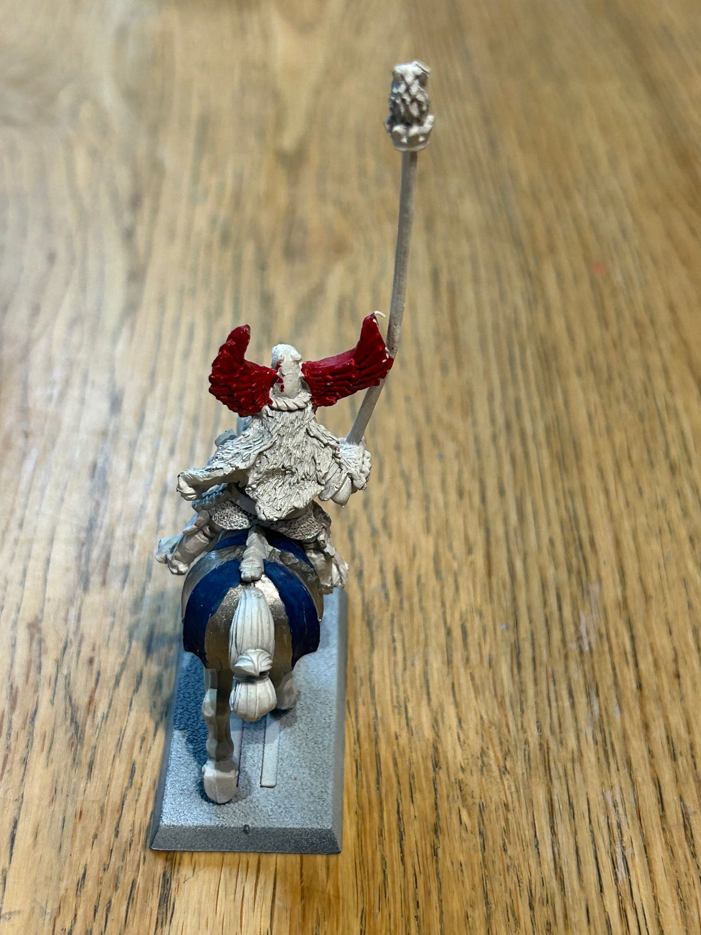 Warhammer fantasy old world empire knights panther knight standard bearer