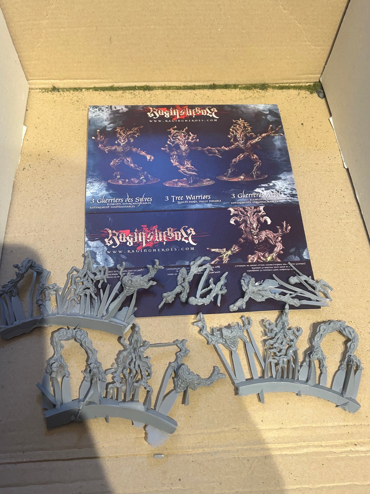 Warhammer fantasy wood elf dryad proxies Raging heroes tree warriors