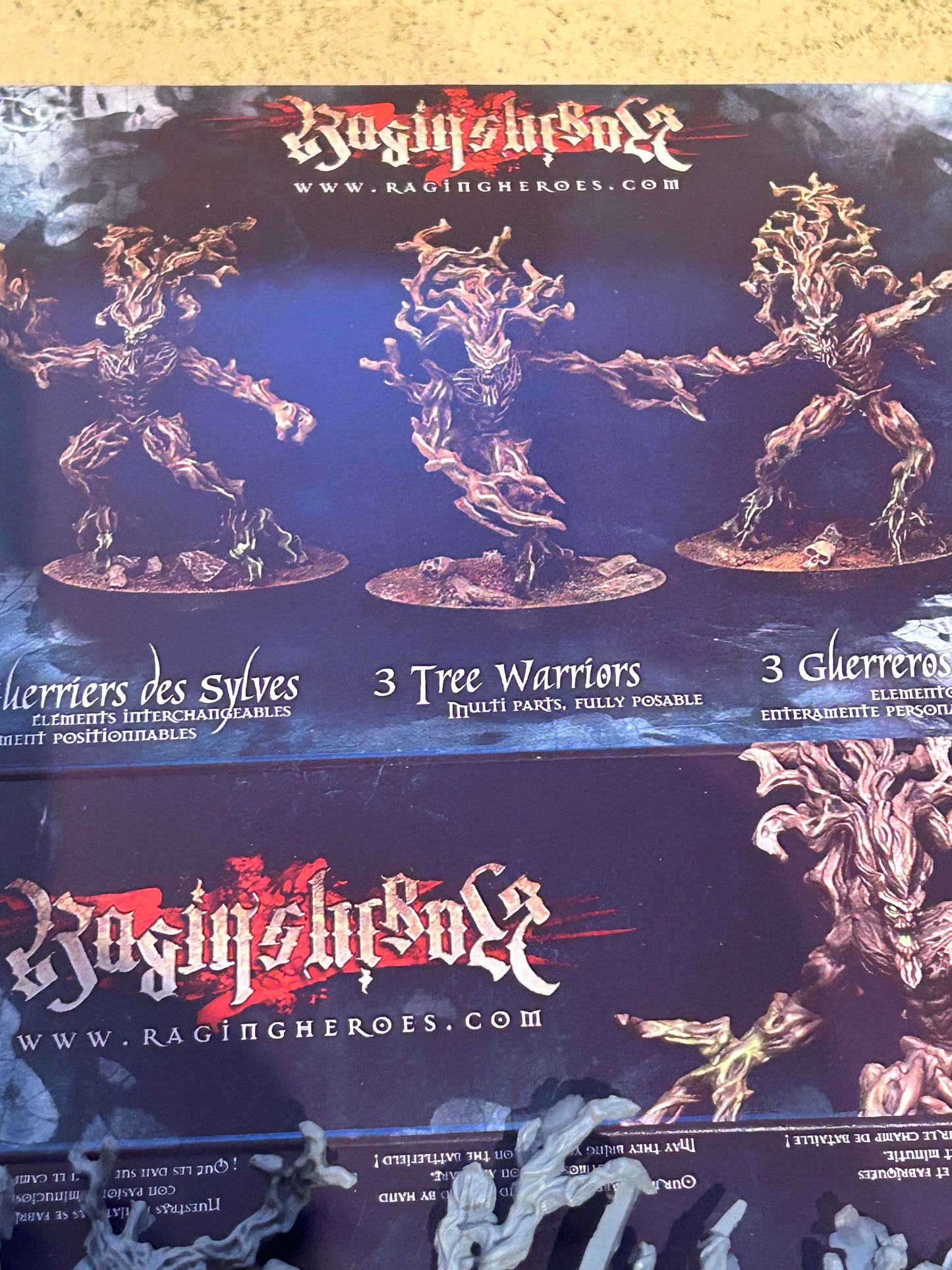 Warhammer fantasy wood elf dryad proxies Raging heroes tree warriors
