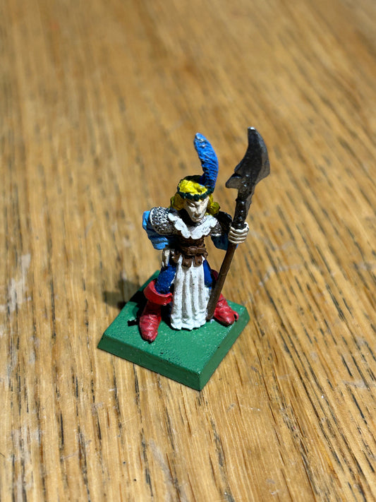Vintage Citadel 1980s Lord Of The Rings MERP ME32 “ Noldor Deep Elf “ (B) with halberd