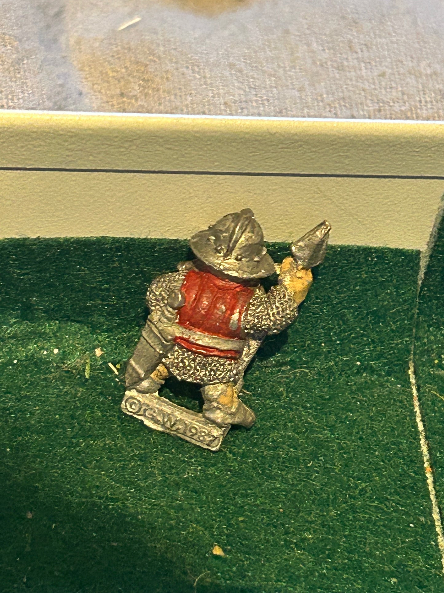 DWARF bombard or bolt thrower CREW-MEMBER Metal dwarfs Army warhammer 1980s
