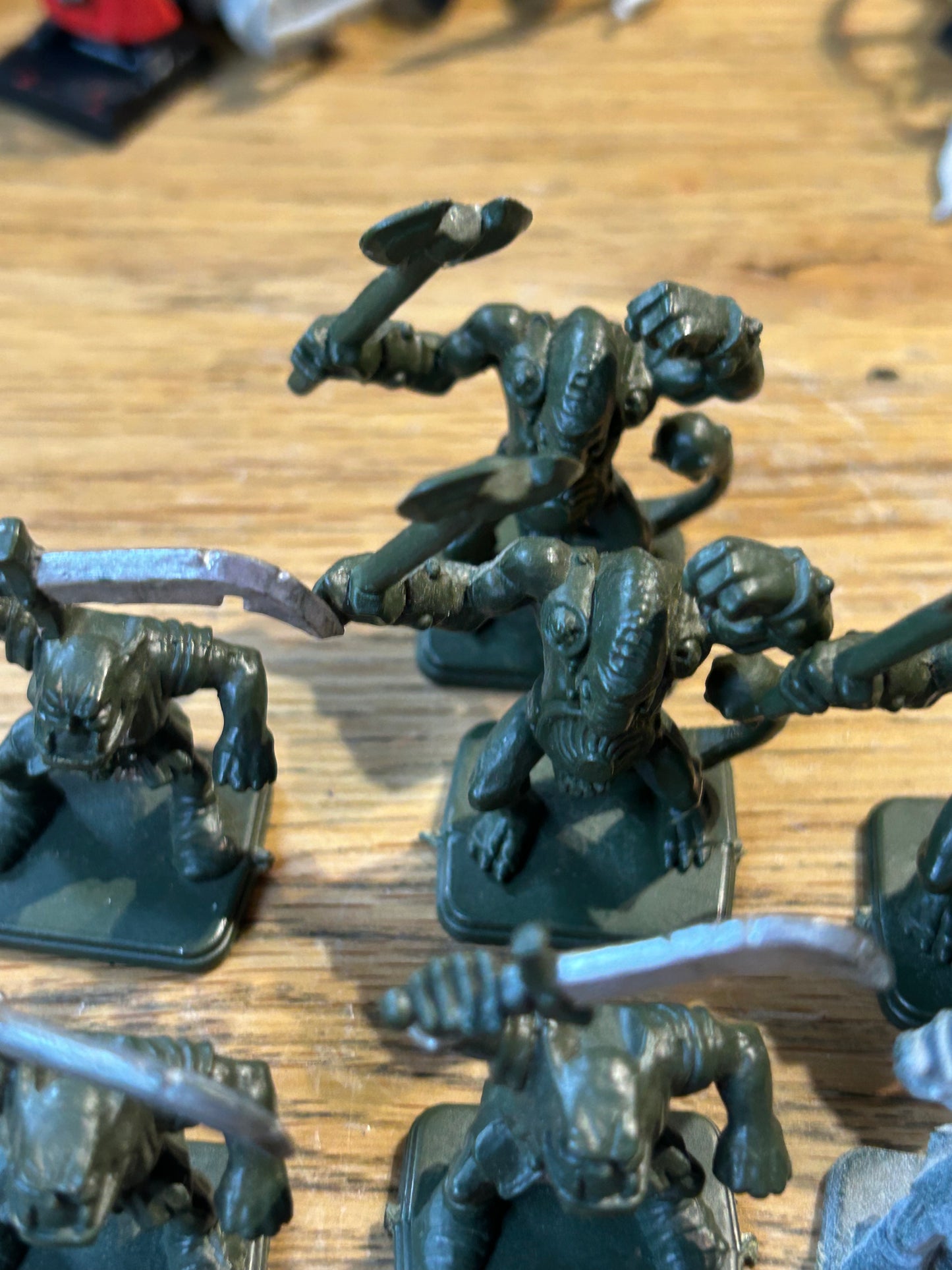 Heroquest greenskins x 10 (both goblins have weapon conversions)