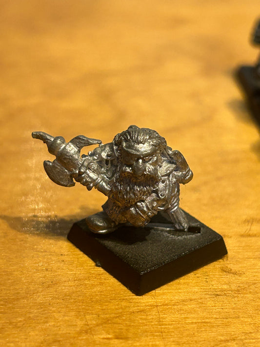 Warhammer fantasy bugman’s rangers regiment of renown RRD1 Champion
'Owd' Tom Thyksson dwarfs