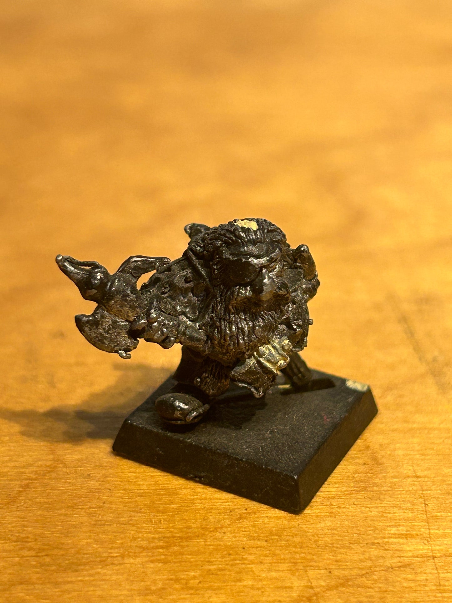 Warhammer fantasy bugman’s rangers regiment of renown RRD1 Champion
'Owd' Tom Thyksson dwarfs